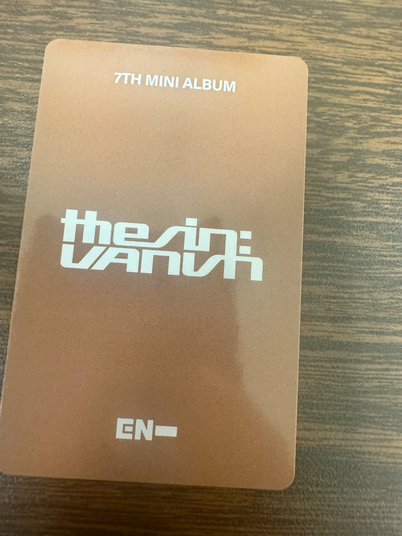 ENHYPEN Sunoo ENHYPEN - Sunoo - THE SIN: VANISH Album round 5 video call/fancall withfans / yizhiyu (yzy) listing photo 2