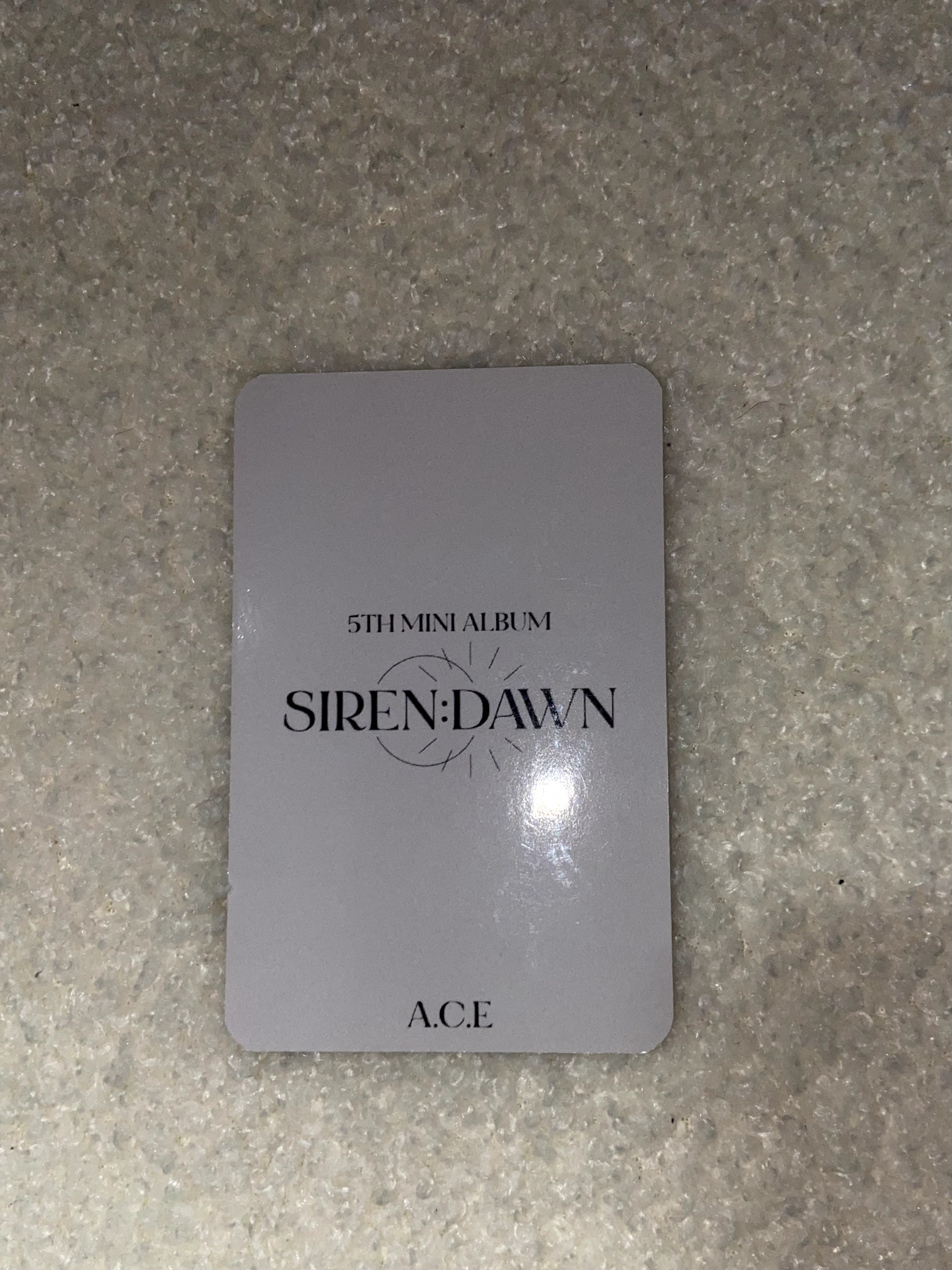 A.C.E Lee Jiham A.C.E - Lee Jiham - SIREN : DAWN Album mokketshop pob (pre-order benefit) listing photo 2