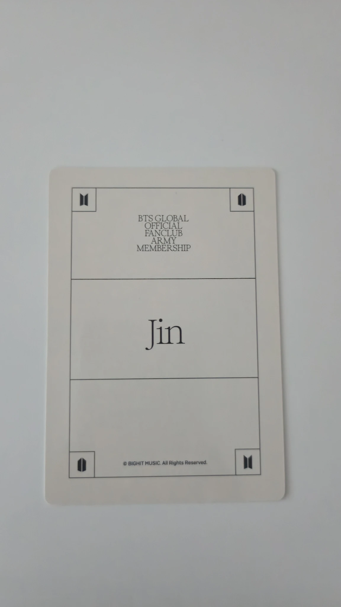 BTS Jin BTS - Jin - 9th ARMY Membership Kit Other jin BTS membership weverse listing photo 2