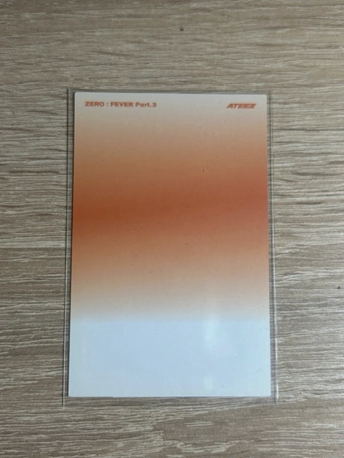 ATEEZ Yeosang ATEEZ - Yeosang - ZERO : FEVER Part.3 Album album photocard diary version version 1 listing photo 2