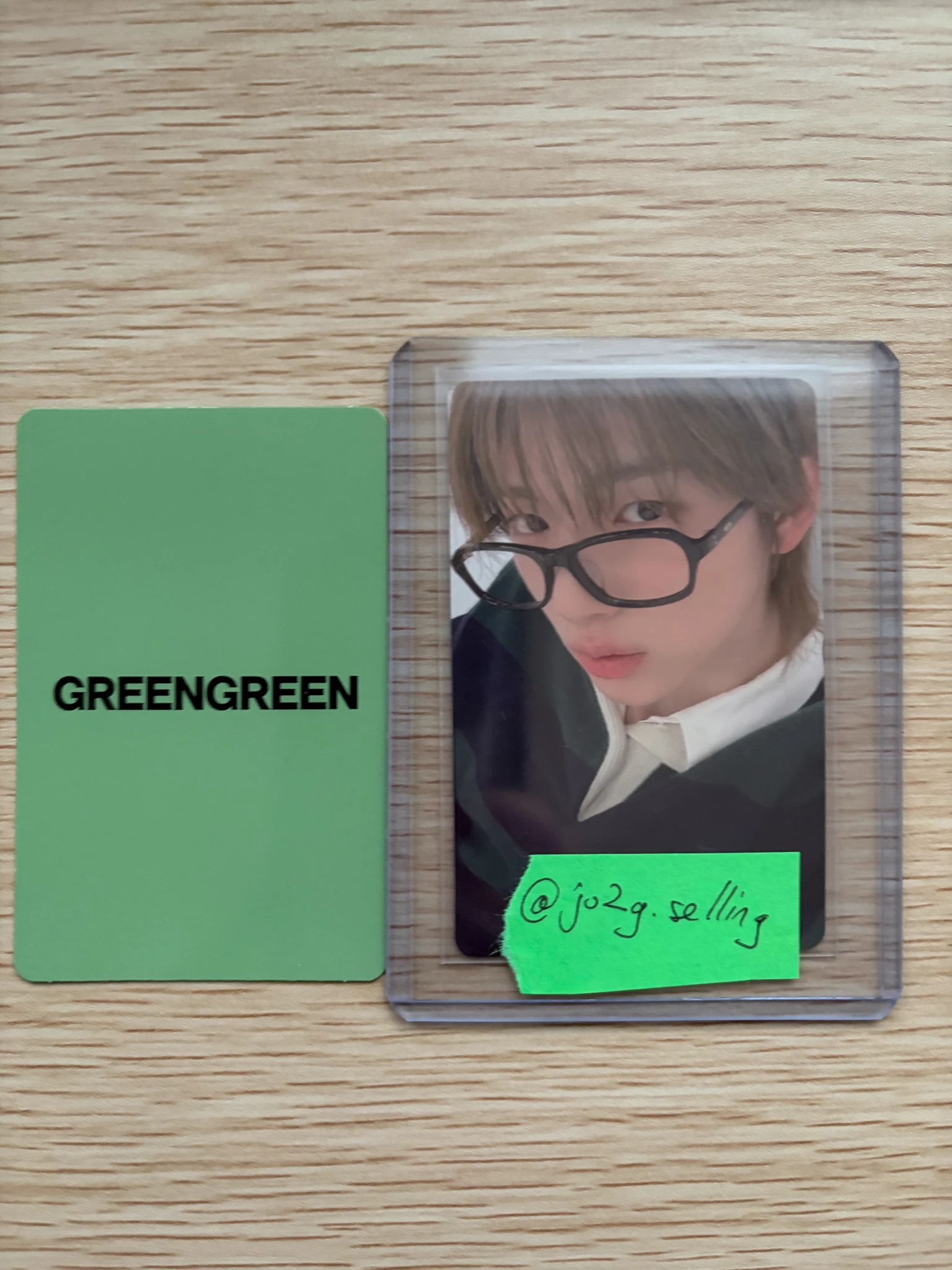 CORTIS James CORTIS - James - GREENGREEN Album album photocard listing photo 2