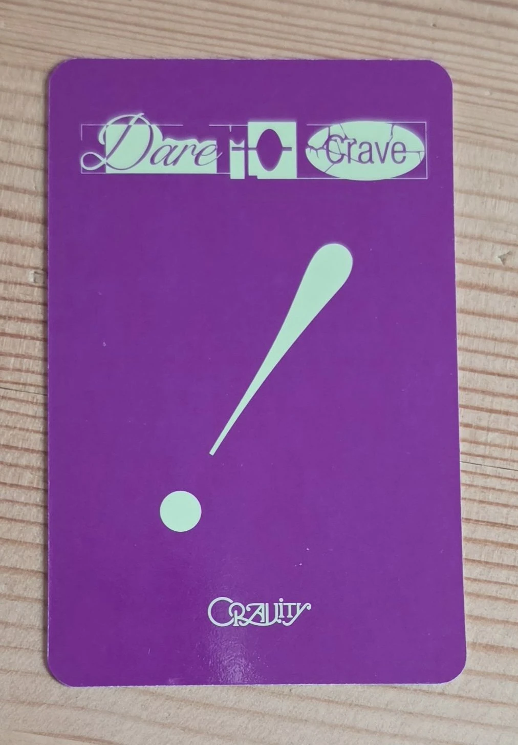 CRAVITY CRAVITY - Woobin & Hyeongjun - Dare to Crave Album album photocard exclamation mark version listing photo 2
