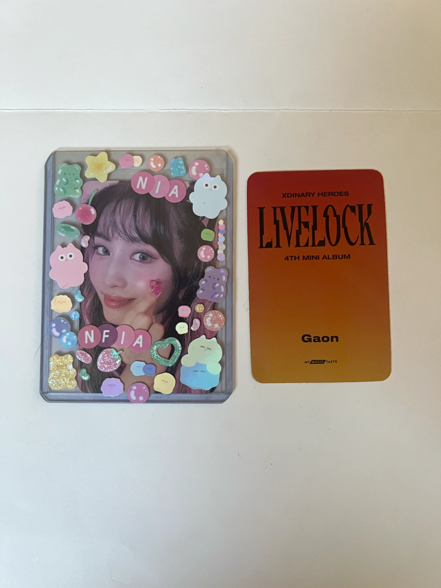 Xdinary Heroes Gaon Xdinary Heroes - Livelock Album MyMusicTaste pre-order benefit (pob) listing photo 2