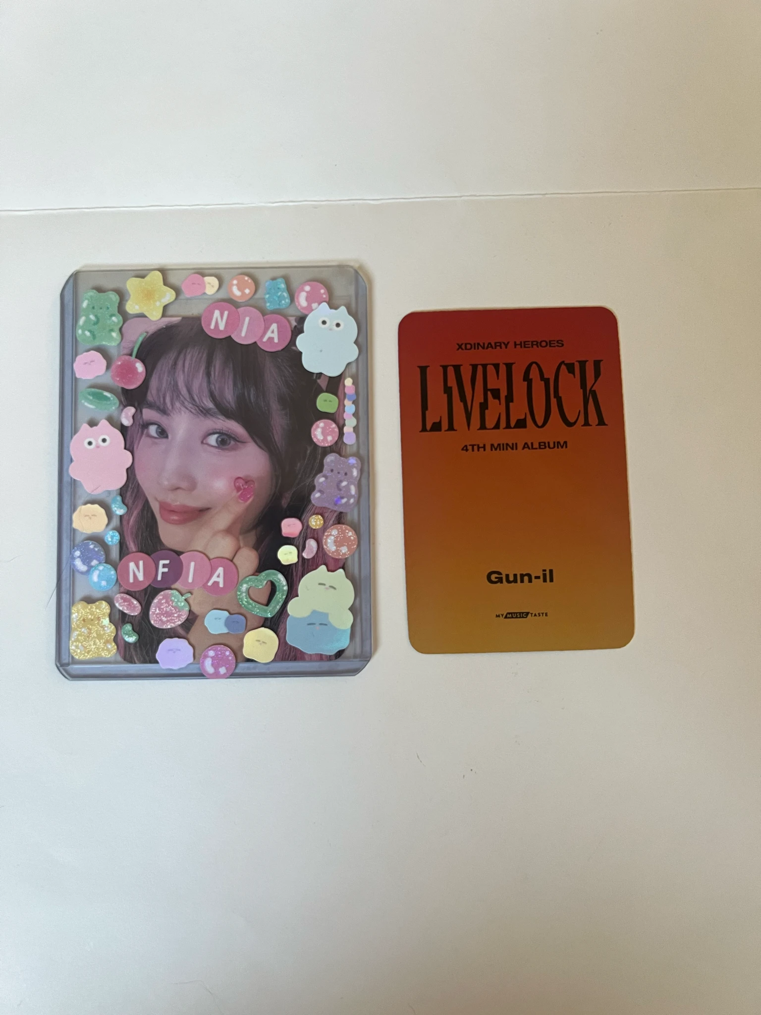 Xdinary Heroes Gunil Xdinary Heroes - Livelock Album MyMusicTaste pre-order benefit (pob) listing photo 2