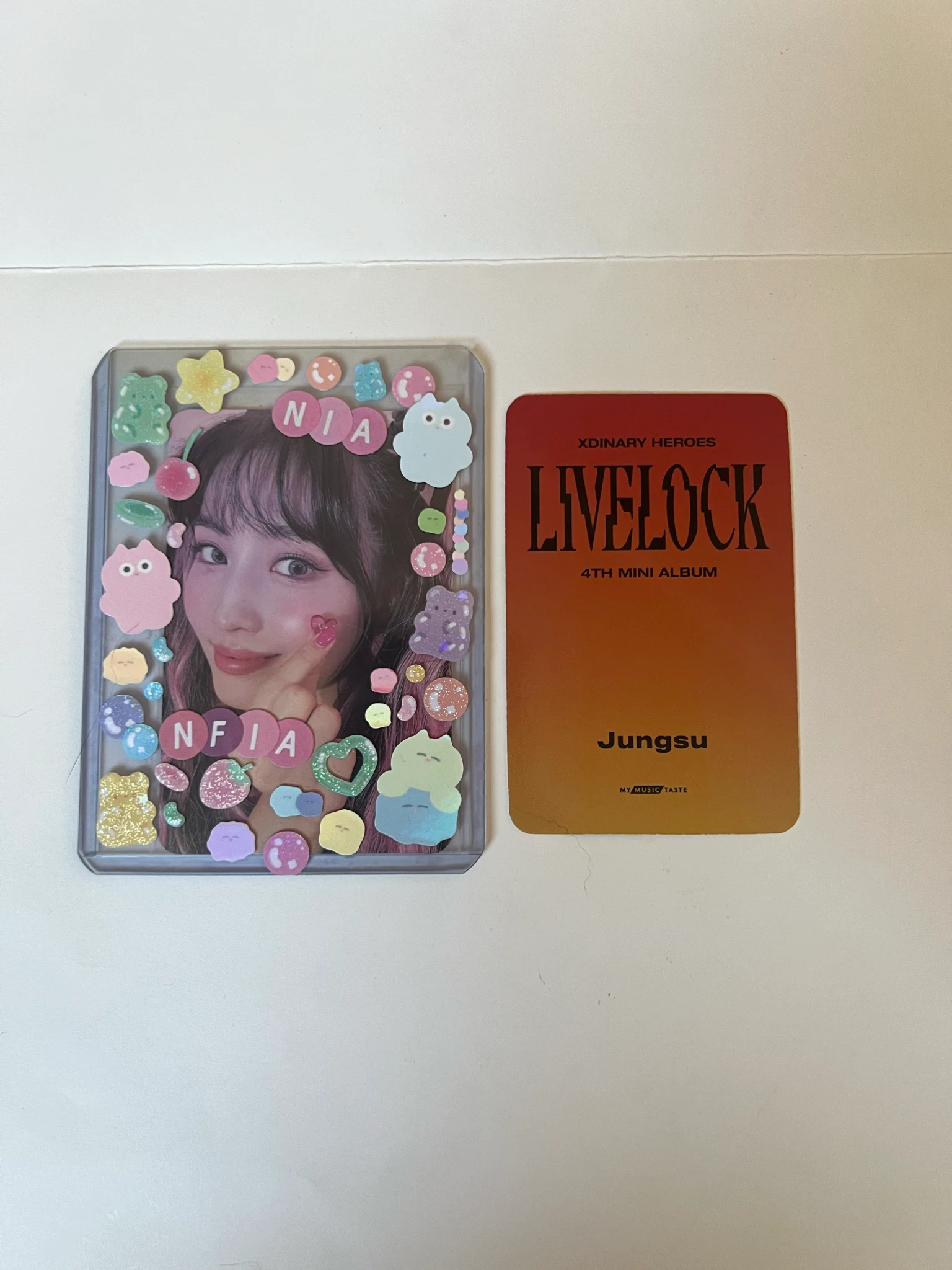 Xdinary Heroes Jungsu Xdinary Heroes - Livelock Album MyMusicTaste pre-order benefit (pob) listing photo 2
