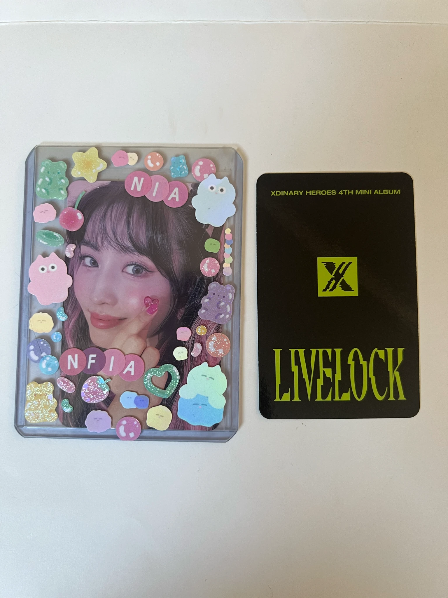 Xdinary Heroes O.de Xdinary Heroes - Livelock Album album photocard digipack version random photocard blue version listing photo 2