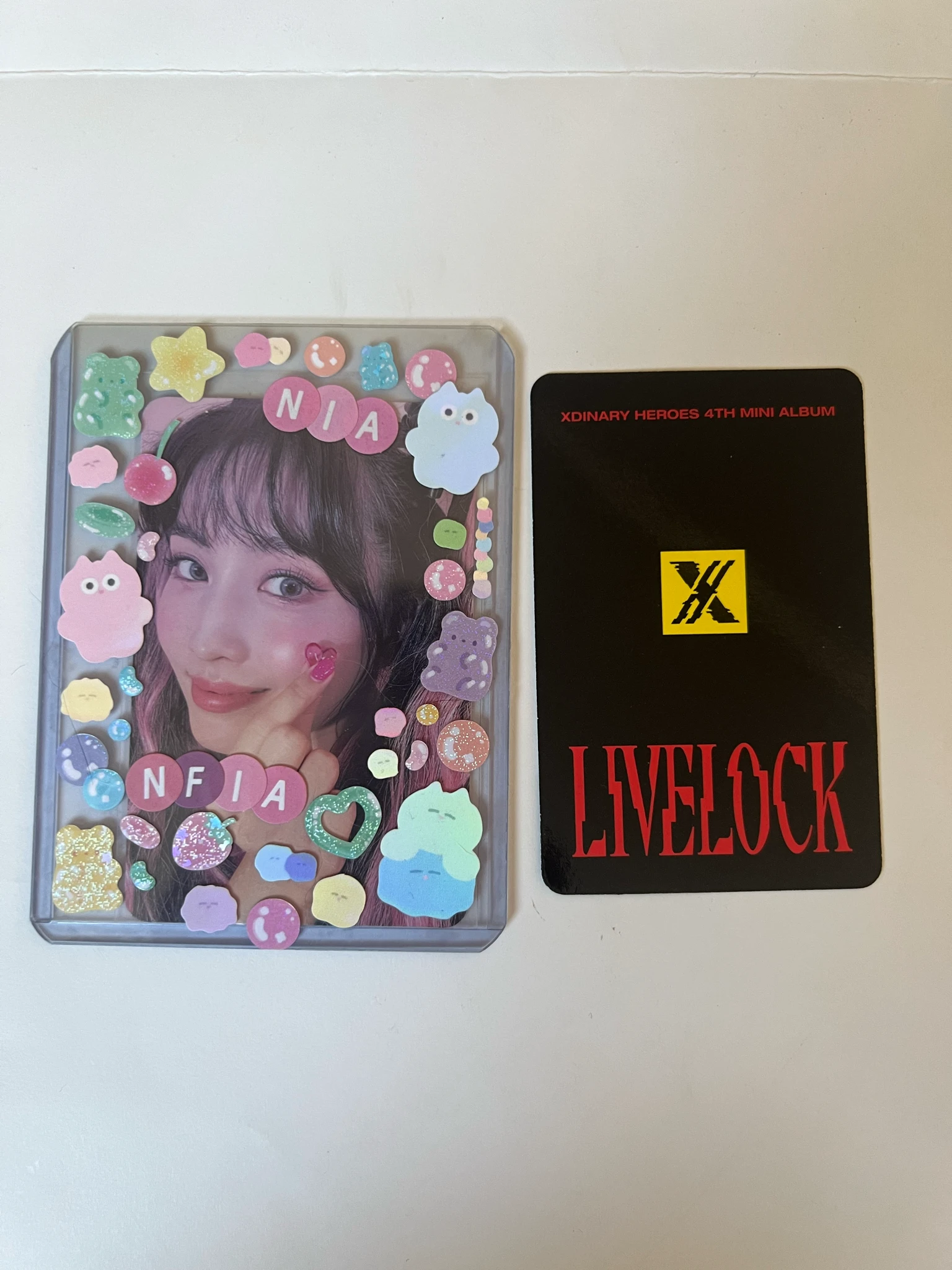 Xdinary Heroes Gunil Xdinary Heroes - Livelock Album album photocard random photocard red version digipack version listing photo 2