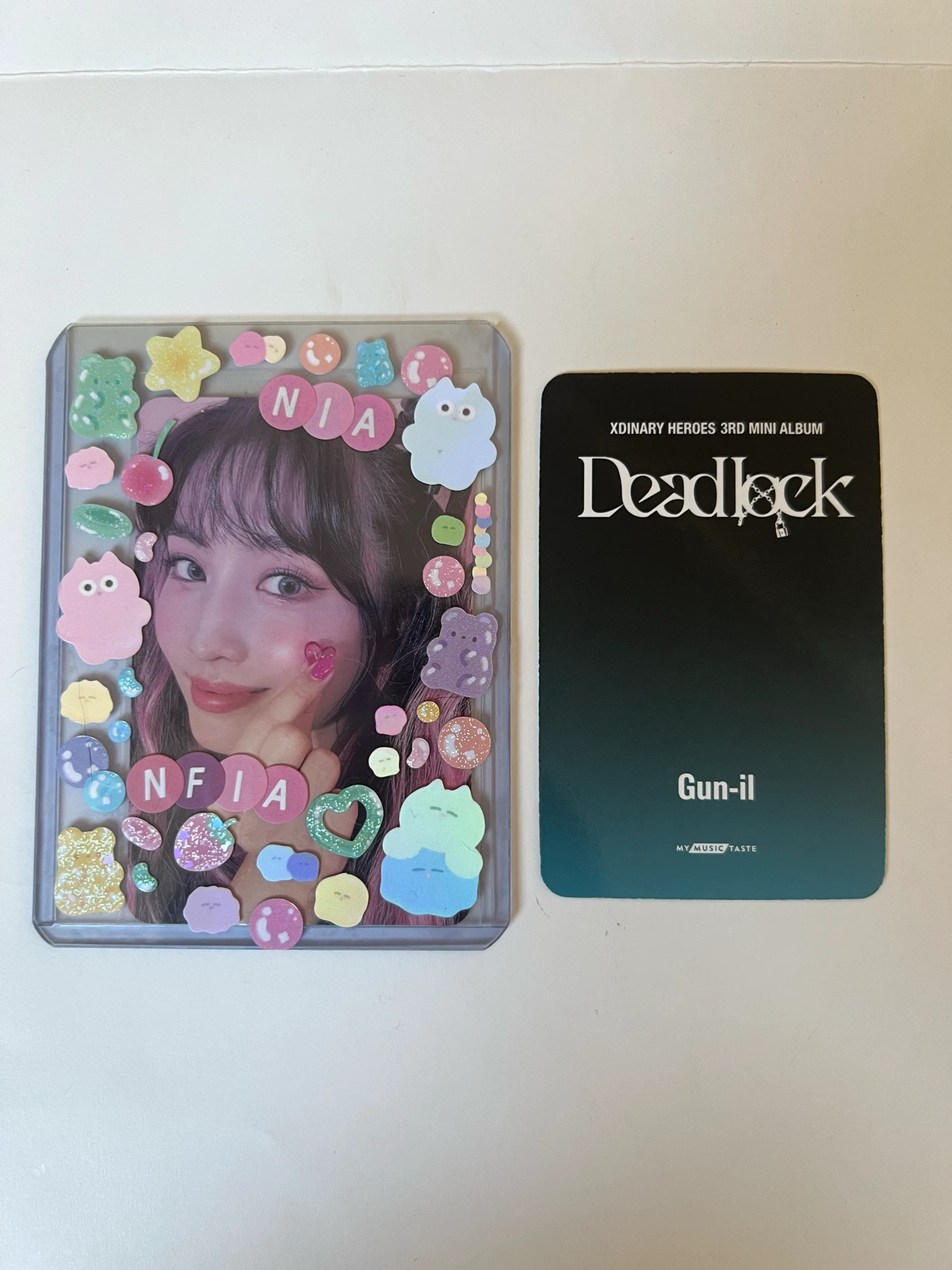 Xdinary Heroes Gunil Xdinary Heroes - Deadlock Album MyMusicTaste pre-order benefit round 1 listing photo 2