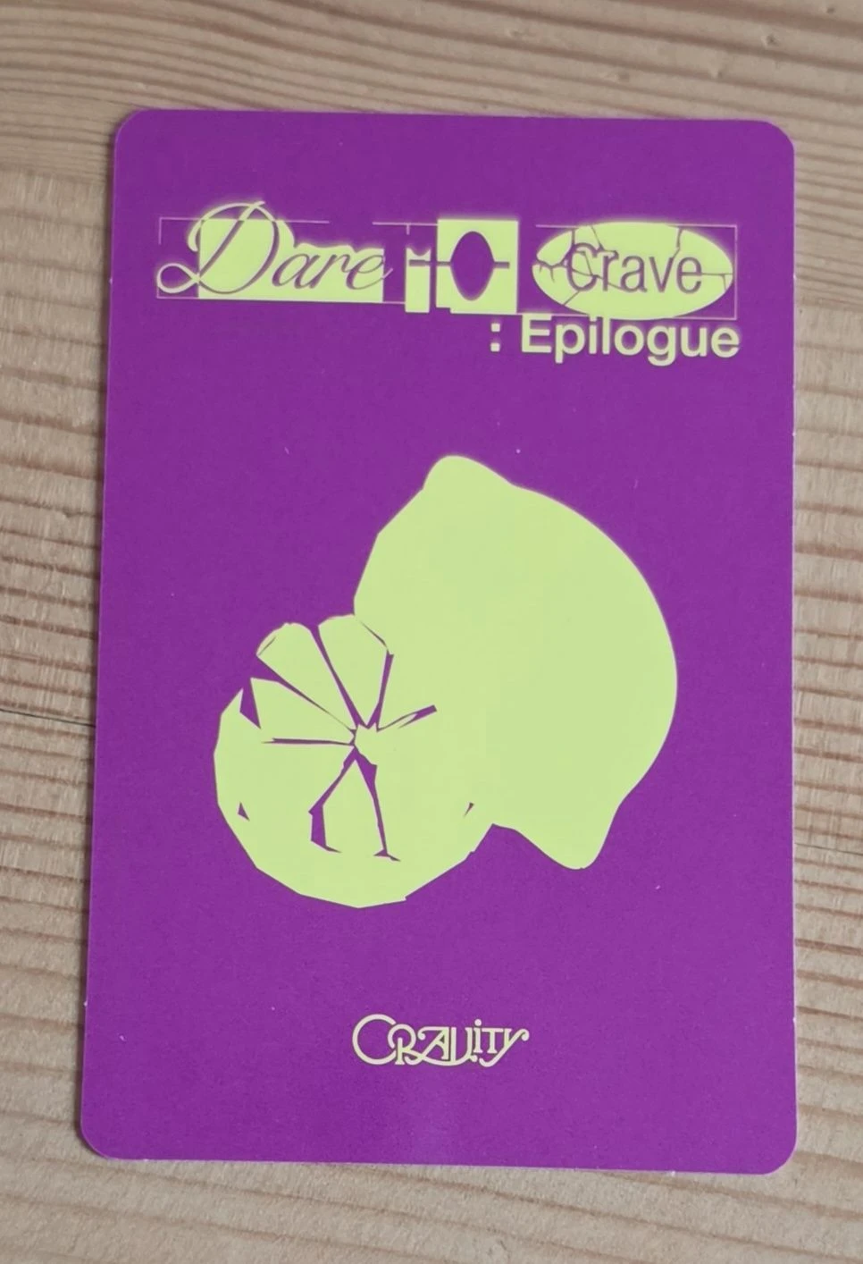 CRAVITY Taeyoung CRAVITY - Taeyoung - Dare to Crave: Epilogue Album album photocard limited edition listing photo 2