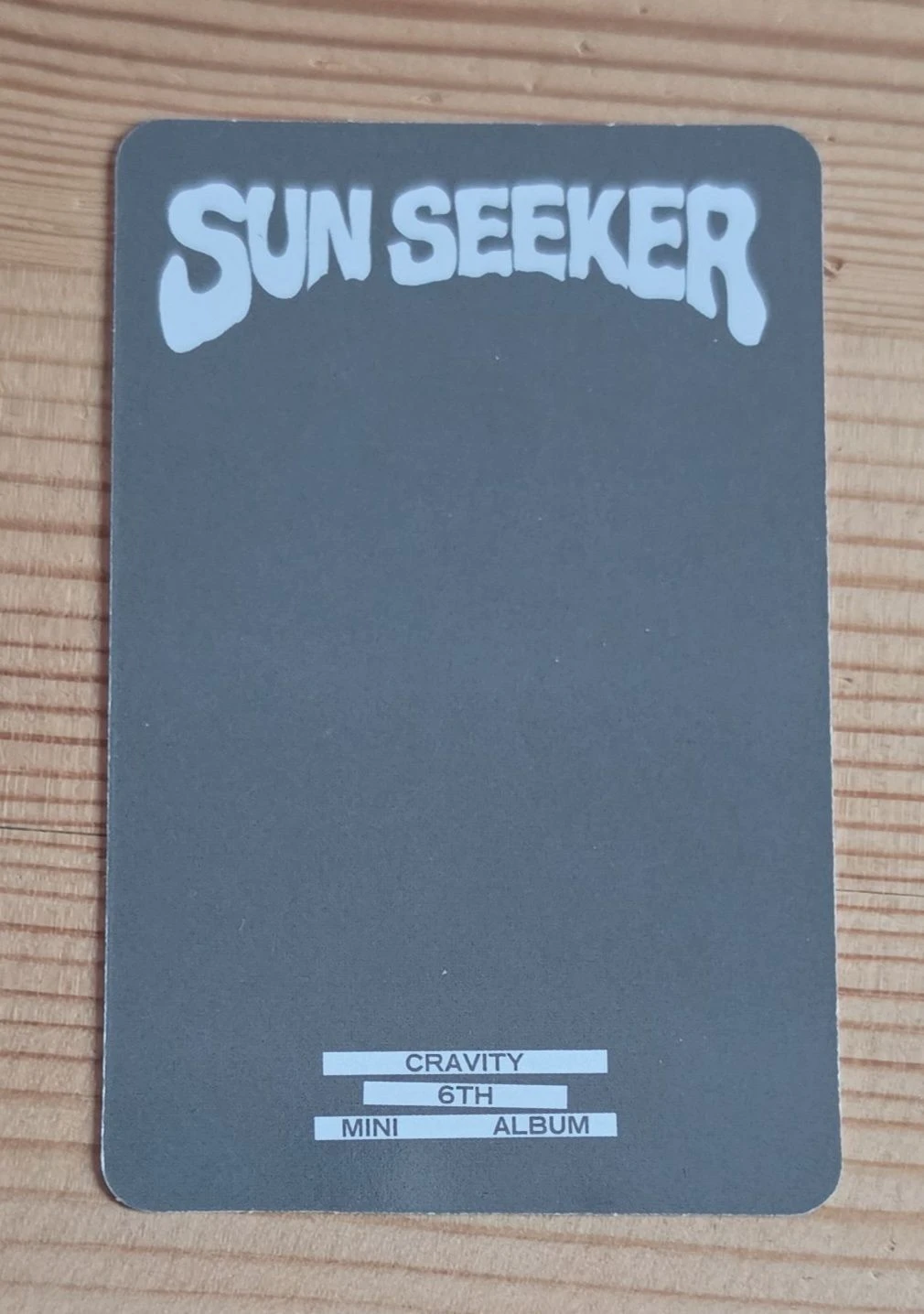 CRAVITY Taeyoung CRAVITY - Taeyoung - SUN SEEKER  Album album photocard pacer version listing photo 2