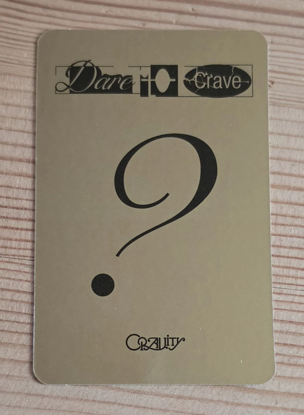 CRAVITY Hyeongjun CRAVITY - Hyeongjun - Dare to Crave Album ? version album photocard listing photo 2