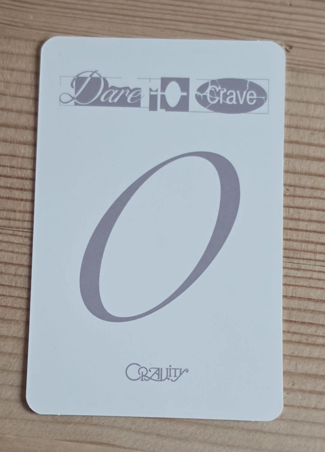 CRAVITY Hyeongjun CRAVITY - Hyeongjun - Dare to Crave Album version 0 album photocard listing photo 2