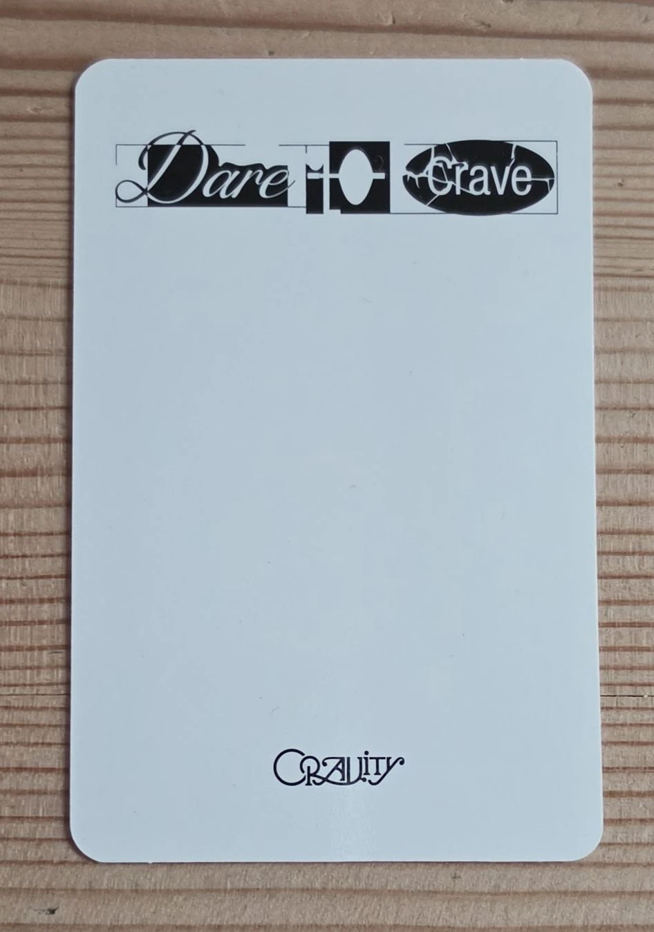 CRAVITY Allen CRAVITY - Allen - Dare to Crave Album album photocard digipack version listing photo 2