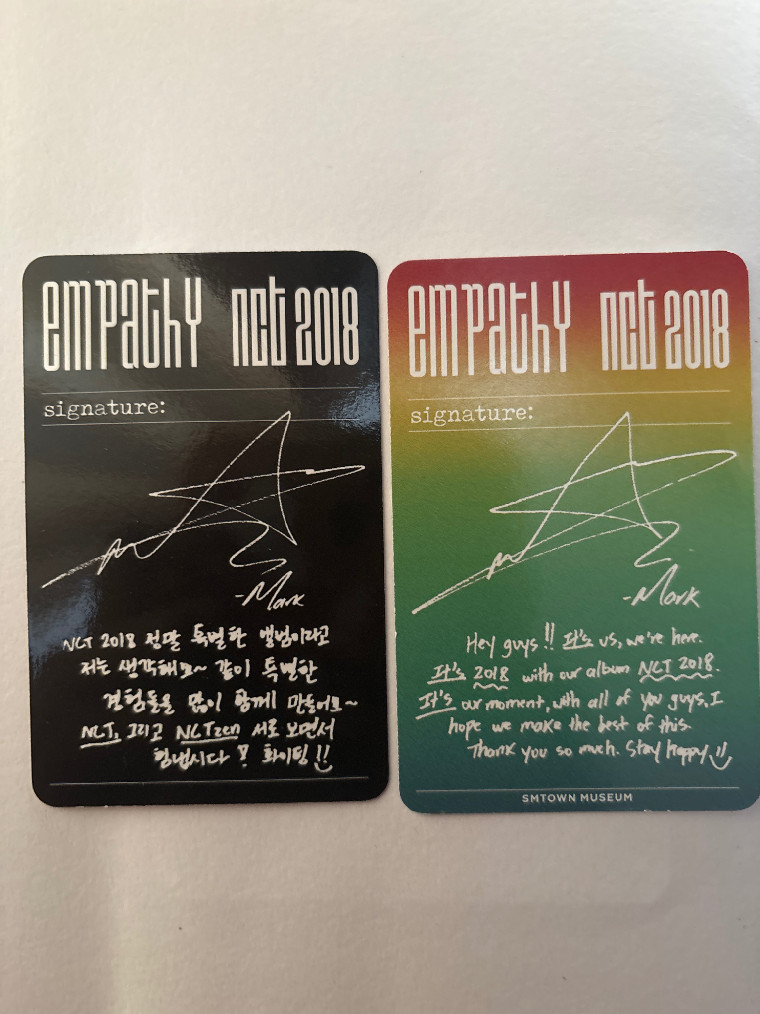 NCT Mark NCT - Mark - NCT 2018 EMPATHY Album listing photo 2