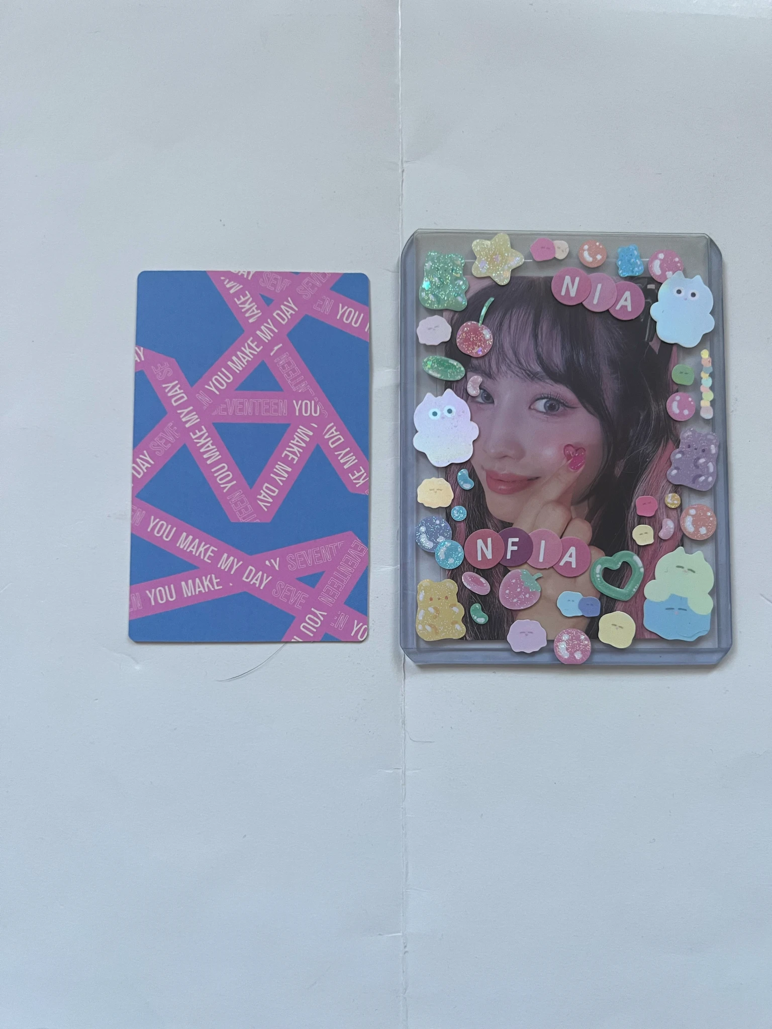 SEVENTEEN Seungkwan SEVENTEEN - Seungkwan - You Make My Day Album album photocard set the sun version ribbon back listing photo 2
