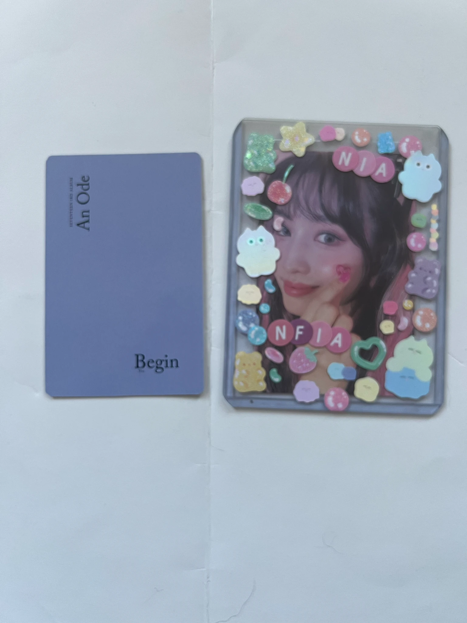 SEVENTEEN Seungkwan SEVENTEEN - Seungkwan - An Ode Album album photocard begin version blue back listing photo 2