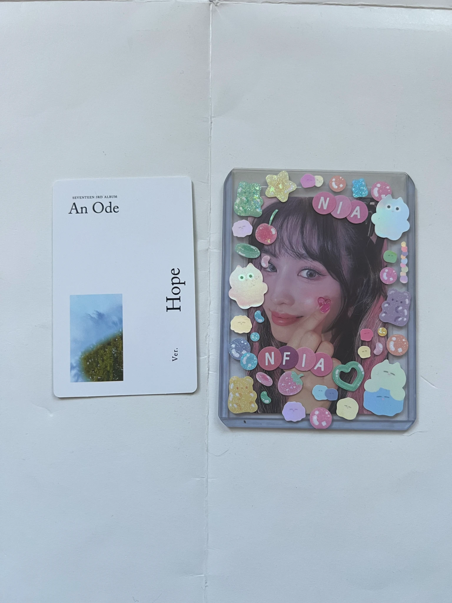 SEVENTEEN Seungkwan SEVENTEEN - Seungkwan - An Ode Album album photocard hope version white back listing photo 2