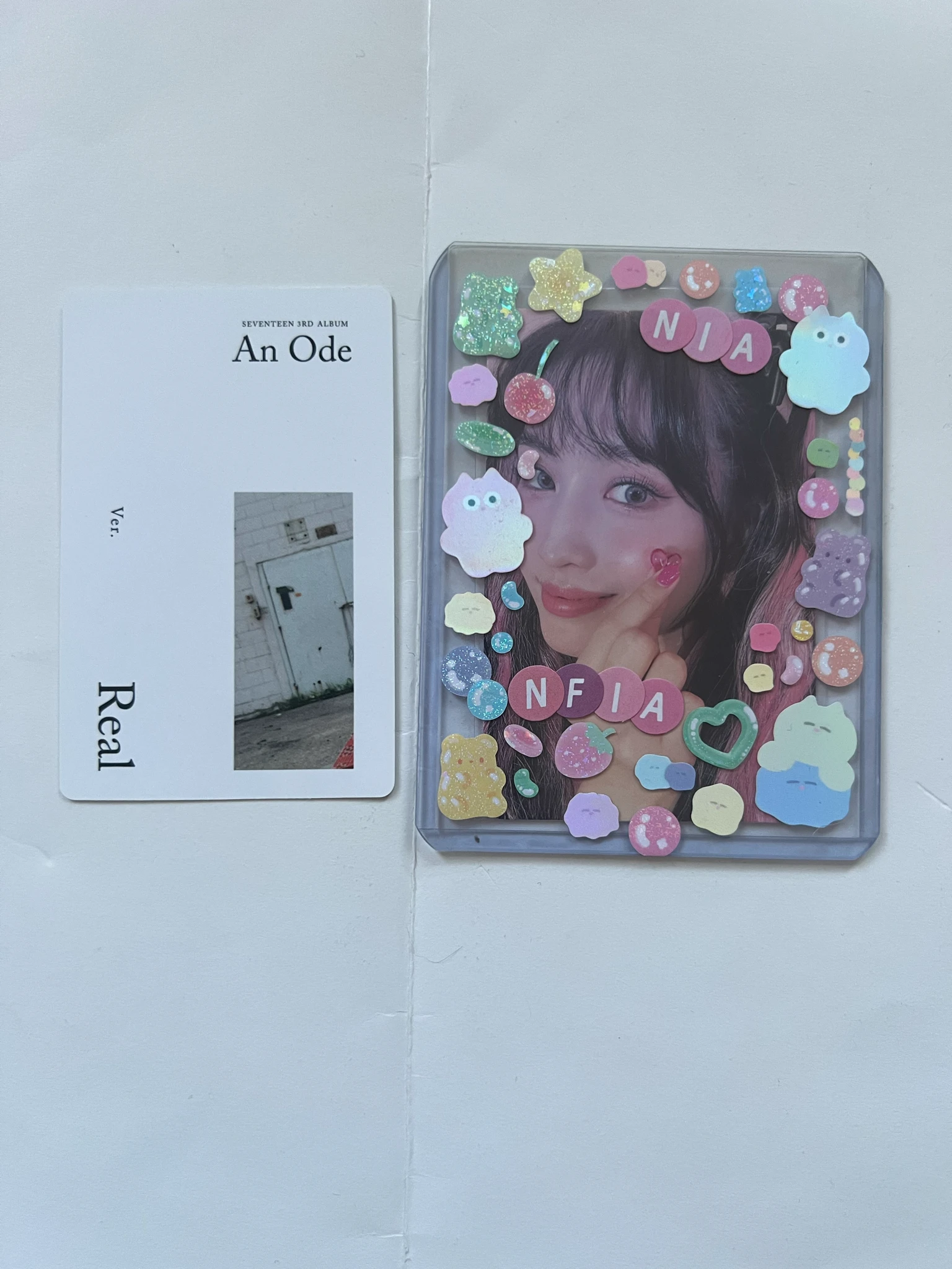 SEVENTEEN Seungkwan SEVENTEEN - Seungkwan - An Ode Album real version white back album photocard listing photo 2