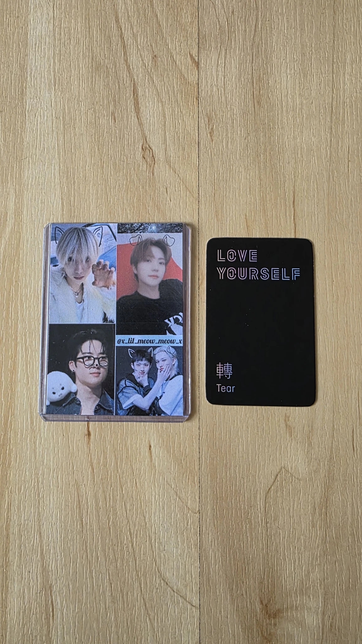 BTS Jungkook BTS - Jungkook - Love Yourself: Tear Album album photocard vinyl hologram listing photo 2