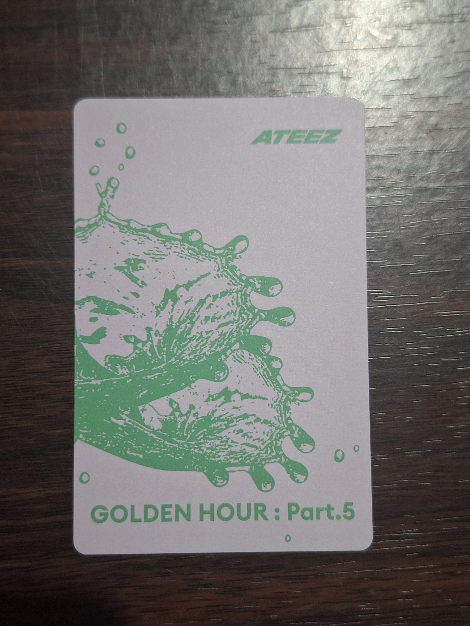 ATEEZ Hongjoong ATEEZ - Hongjoong - GOLDEN HOUR : Part.5 Album album photocard poca album diary version listing photo 2
