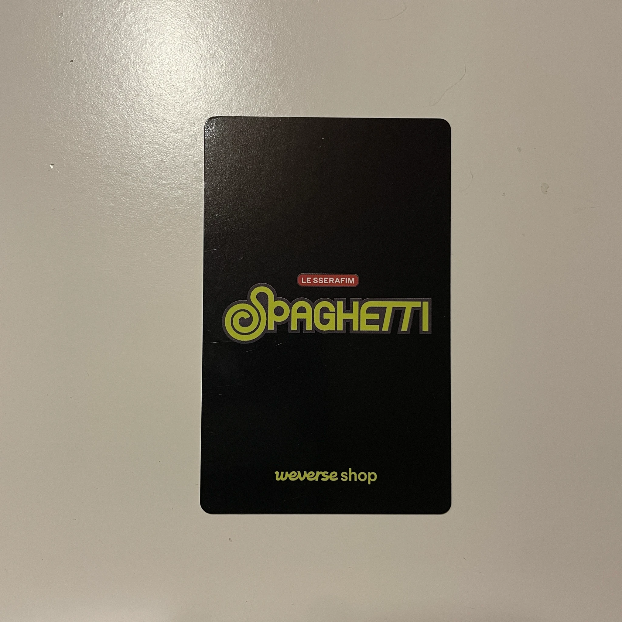 LE SSERAFIM Huh Yunjin LE SSERAFIM - Huh Yunjin - SPAGHETTI Album weverse shop global (wvg) stress ball pre-order benefit (pob) listing photo 2