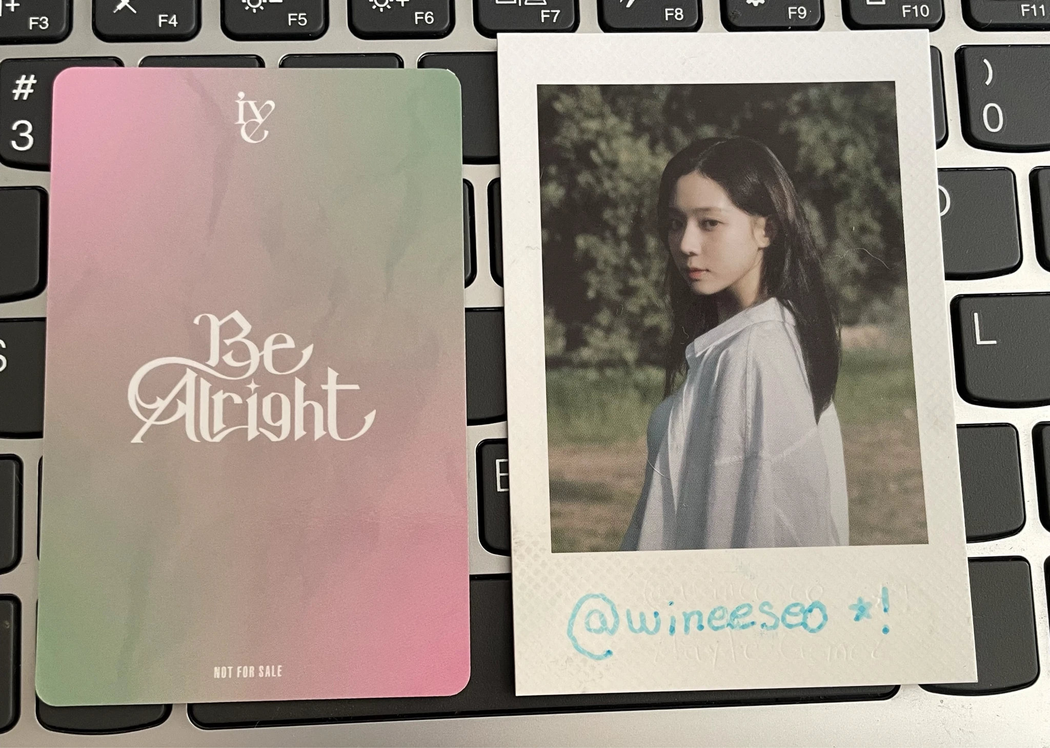 IVE Yujin IVE - Yujin - Be Alright Album all shop lucky draw listing photo 2