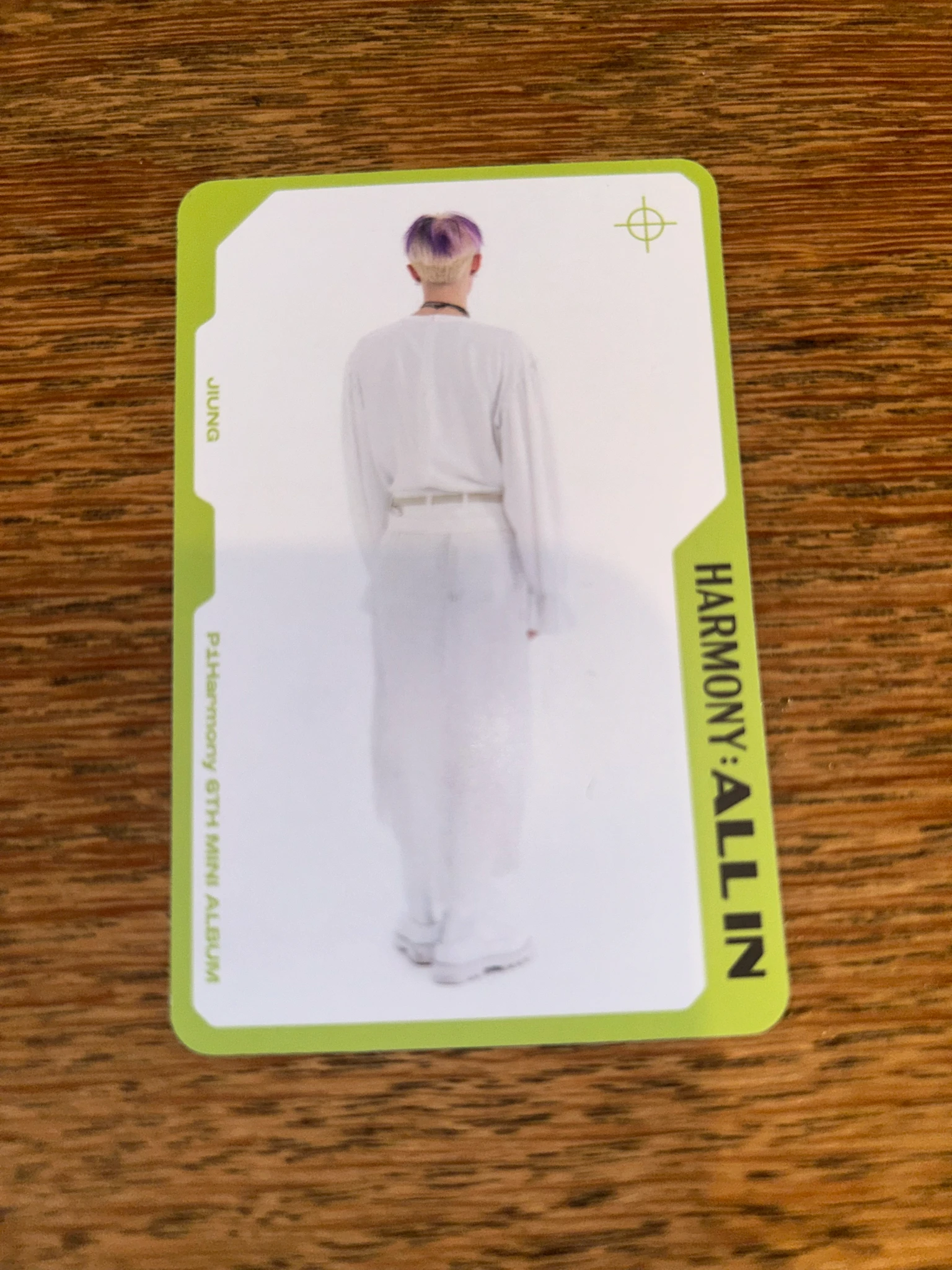 P1Harmony Jiung P1Harmony - Jiung - Harmony: All In Album album photocard all in version character card version listing photo 2