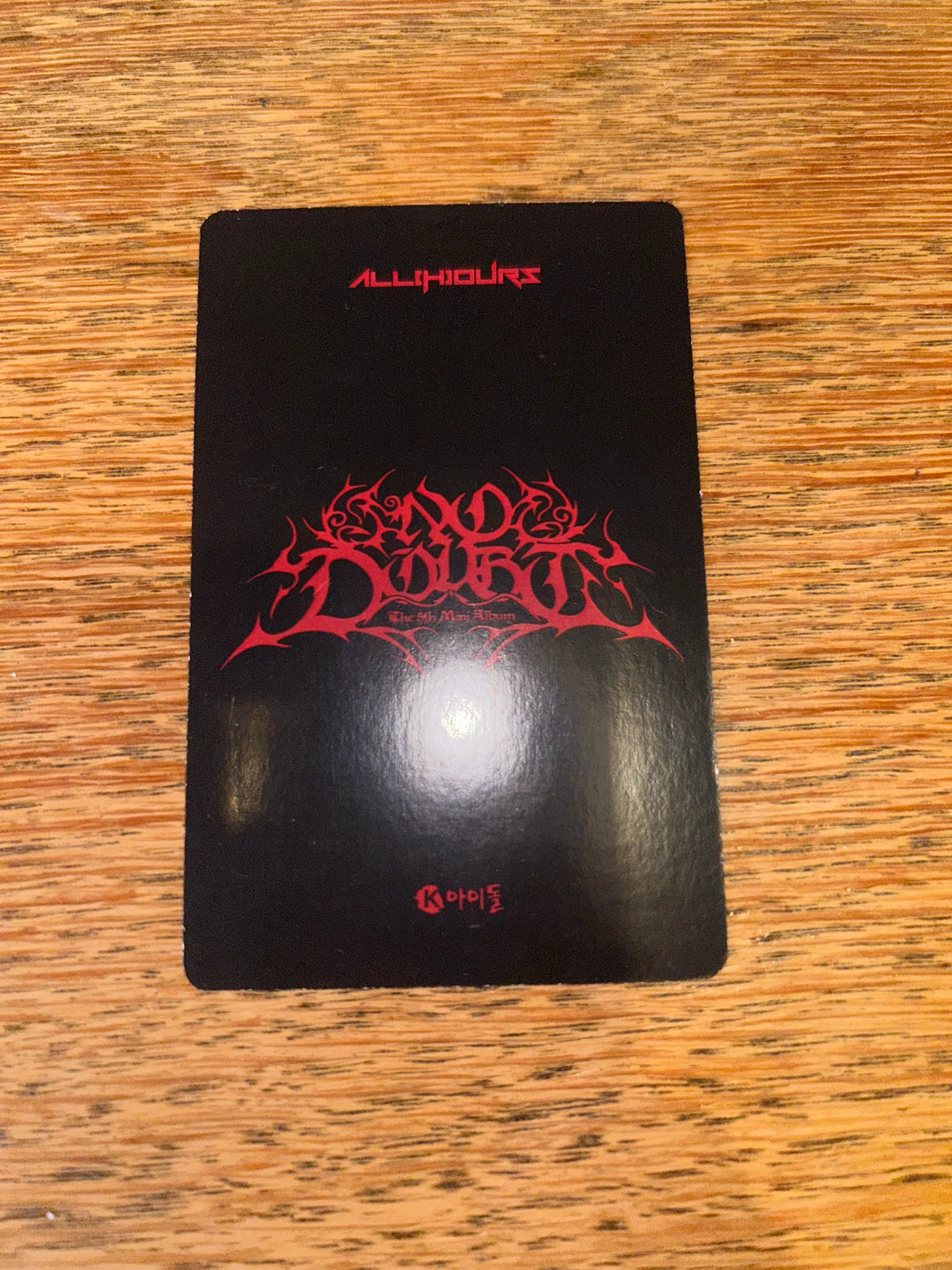 ALL(H)OURS Xayden ALL(H)OURS - Xayden - No Doubt Album lucky draw (LD) listing photo 2