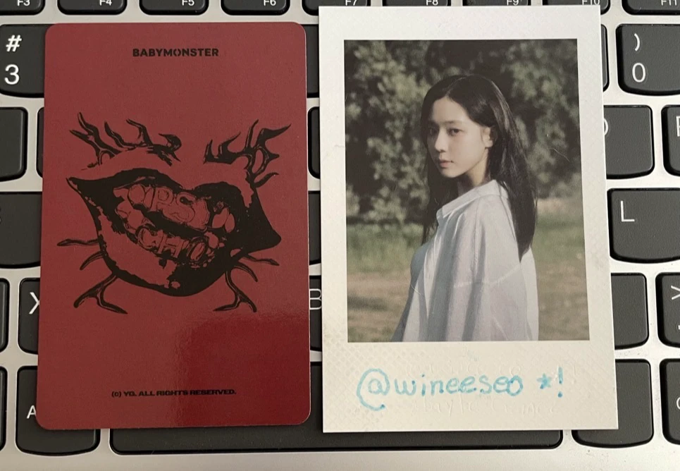 BABYMONSTER Ruka BABYMONSTER - Ruka - PSYCHO/SUPA DUPA LUV MD Event flash sleeve listing photo 2