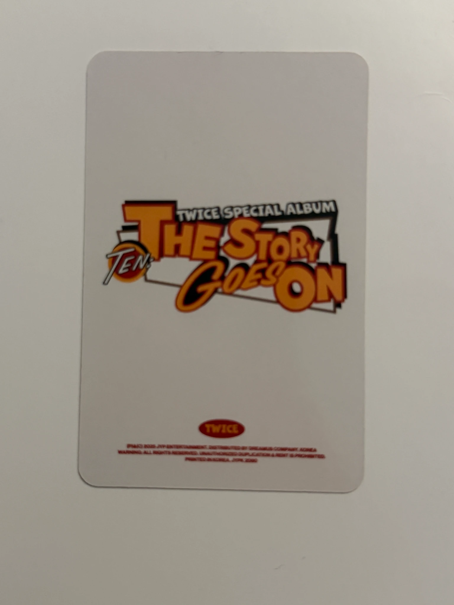 TWICE Mina TWICE - Mina - TEN: The Story Goes On Album cast version target exclusive listing photo 2