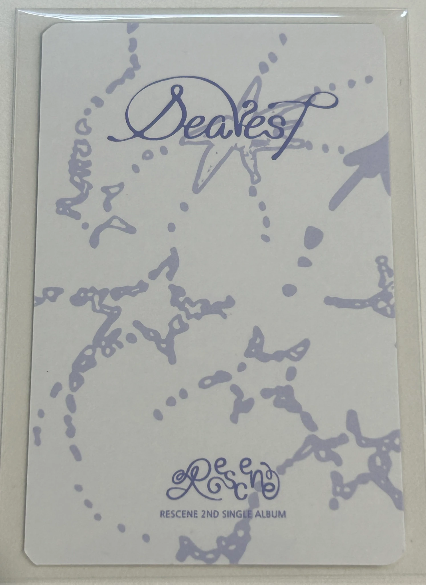 RESCENE Liv RESCENE - Liv - Dearest Album album photocard dewy version qr version listing photo 2