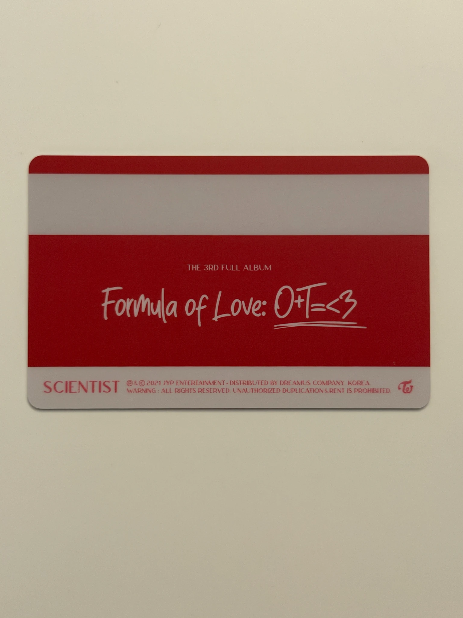 TWICE Dahyun TWICE-Dahyun-Album-Formula of Love: O+T=<3 listing photo 2