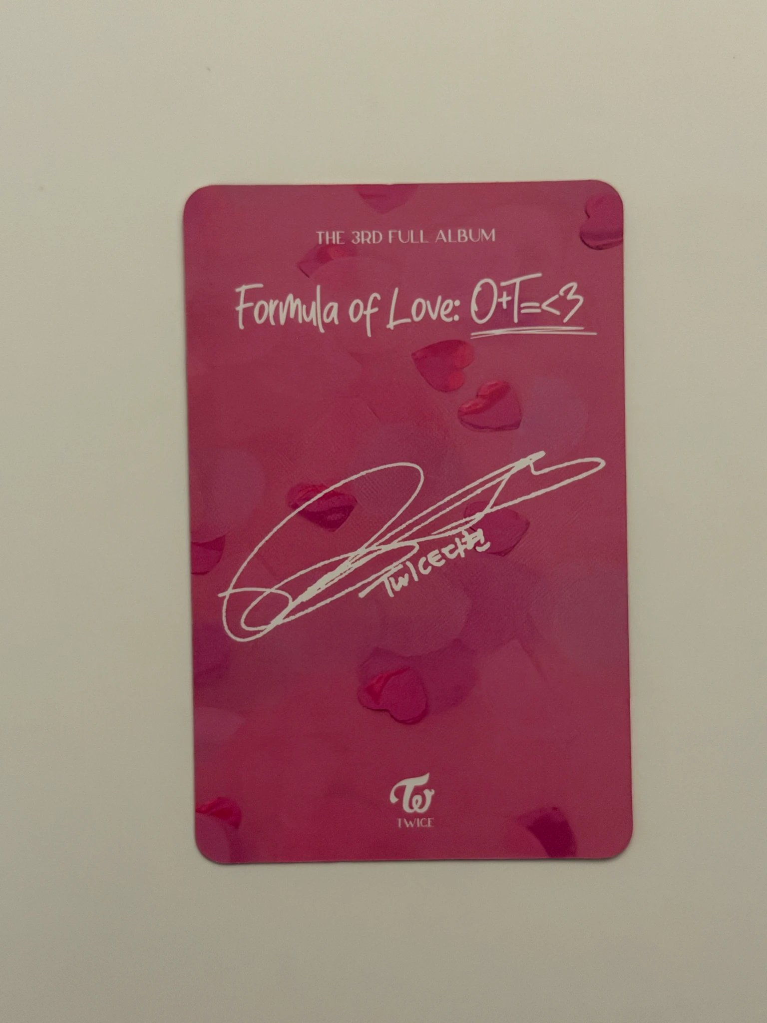 TWICE Dahyun TWICE-Dahyun-Album-Formula of Love: O+T=<3 listing photo 2