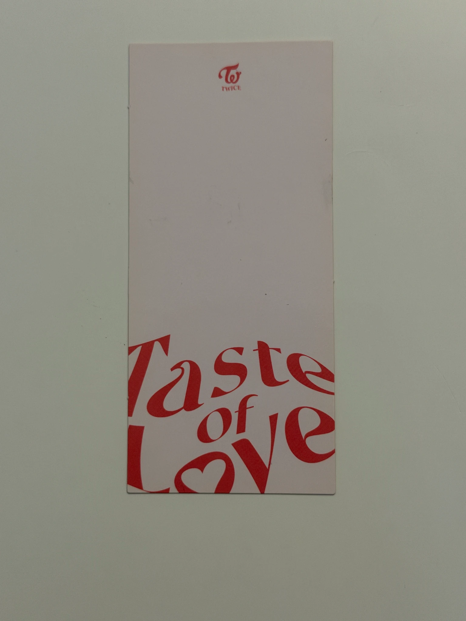 TWICE Dahyun TWICE - Dahyun - Taste of Love Album target exclusive bookmark listing photo 2