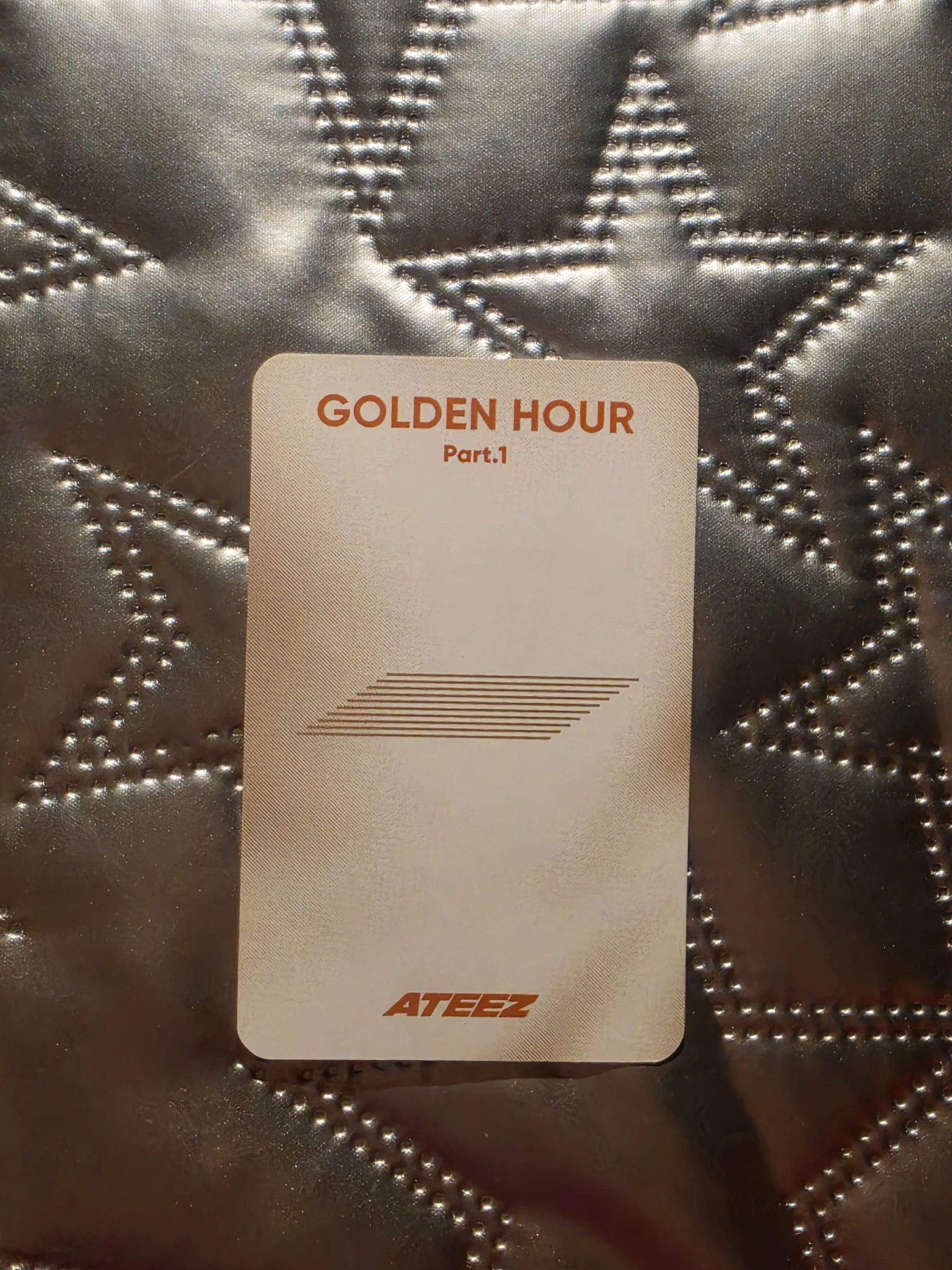ATEEZ Wooyoung ATEEZ - Wooyoung - Golden Hour : Part.1 Album album photocard platform ver. listing photo 2