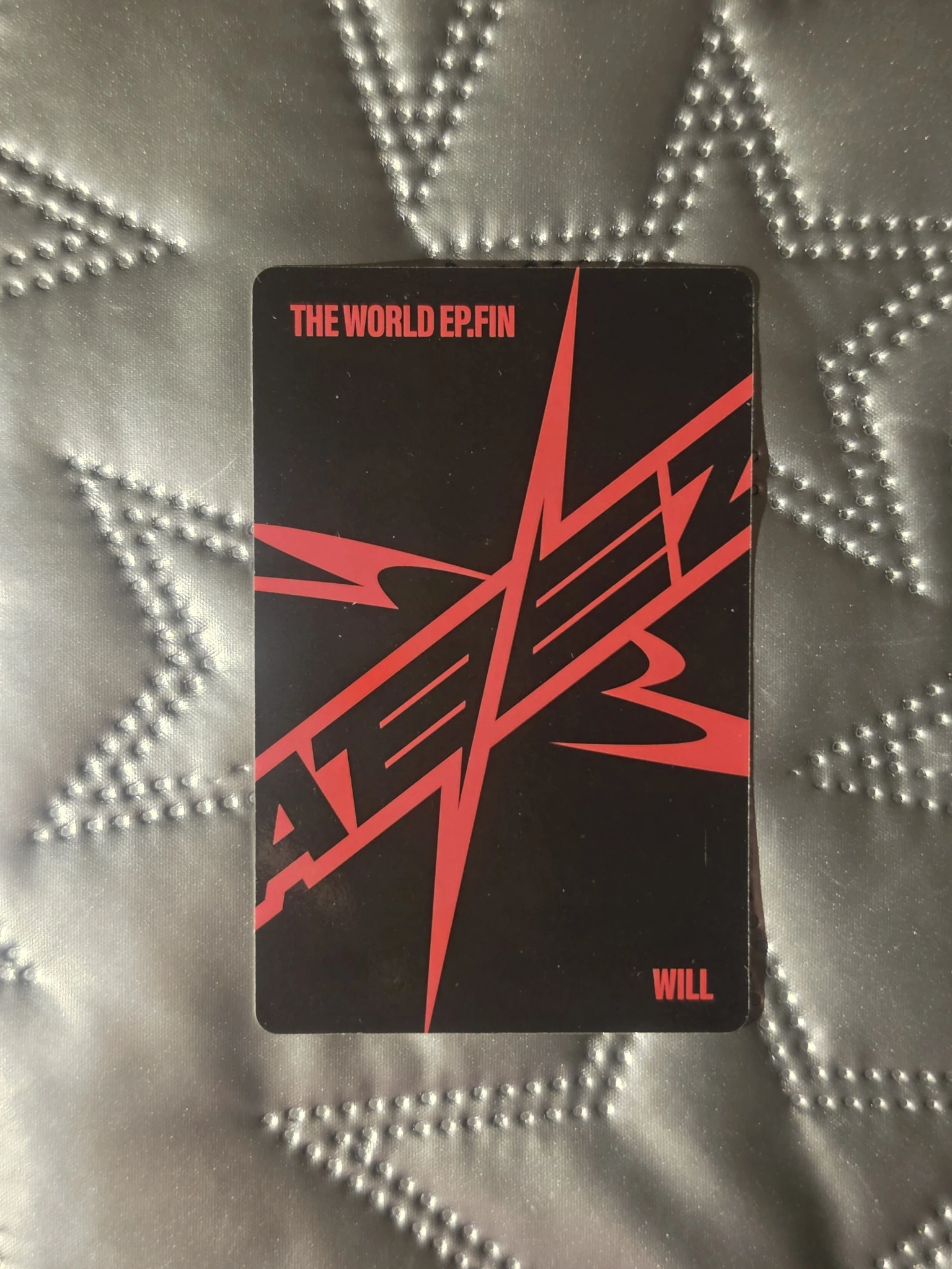 ATEEZ Wooyoung ATEEZ - Wooyoung - THE WORLD EP.FIN: WILL Album album photocard diary version version 1 listing photo 2