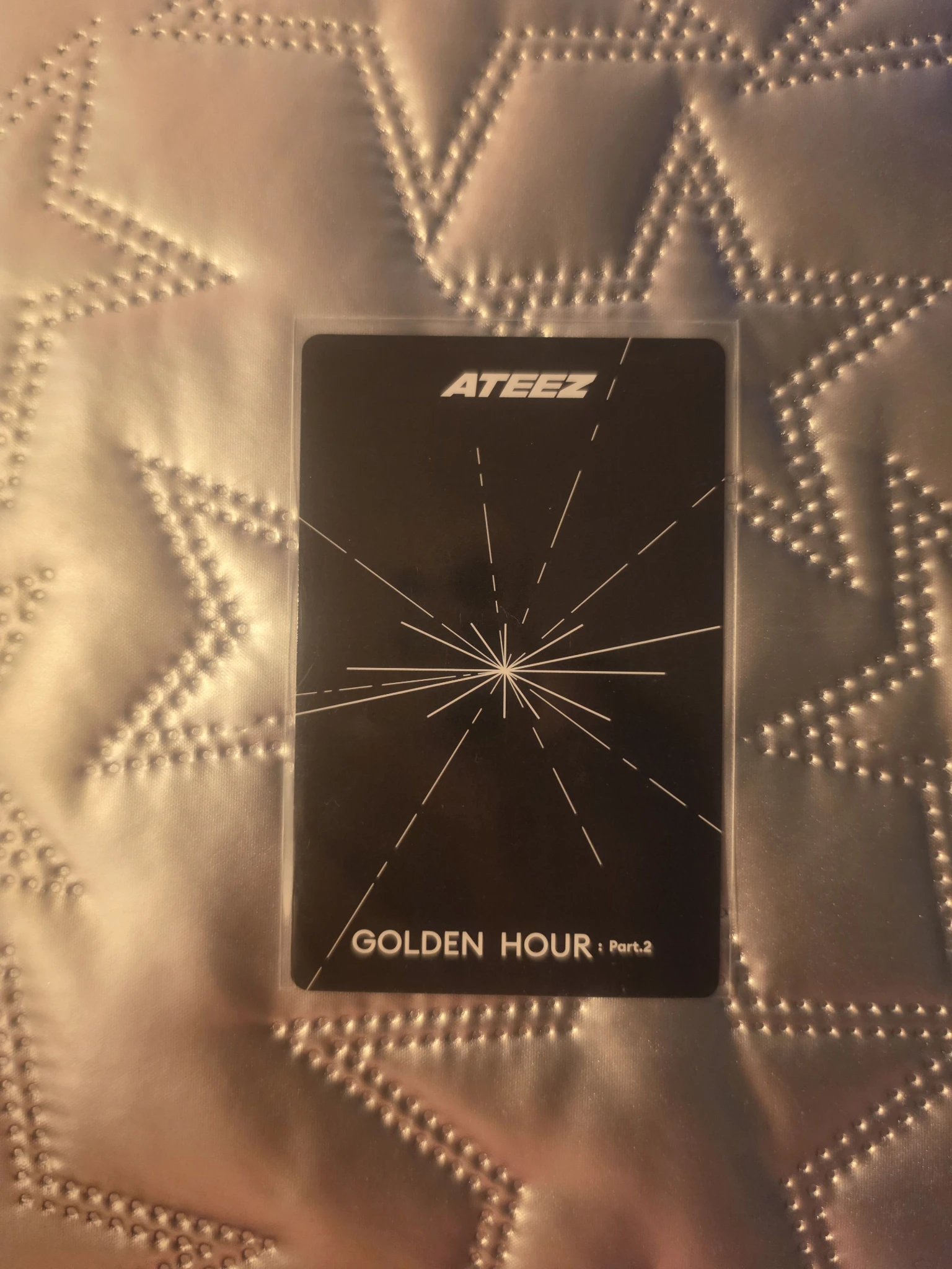 ATEEZ Wooyoung ATEEZ - Wooyoung - Golden Hour : Part 2 Album album photocard listing photo 2
