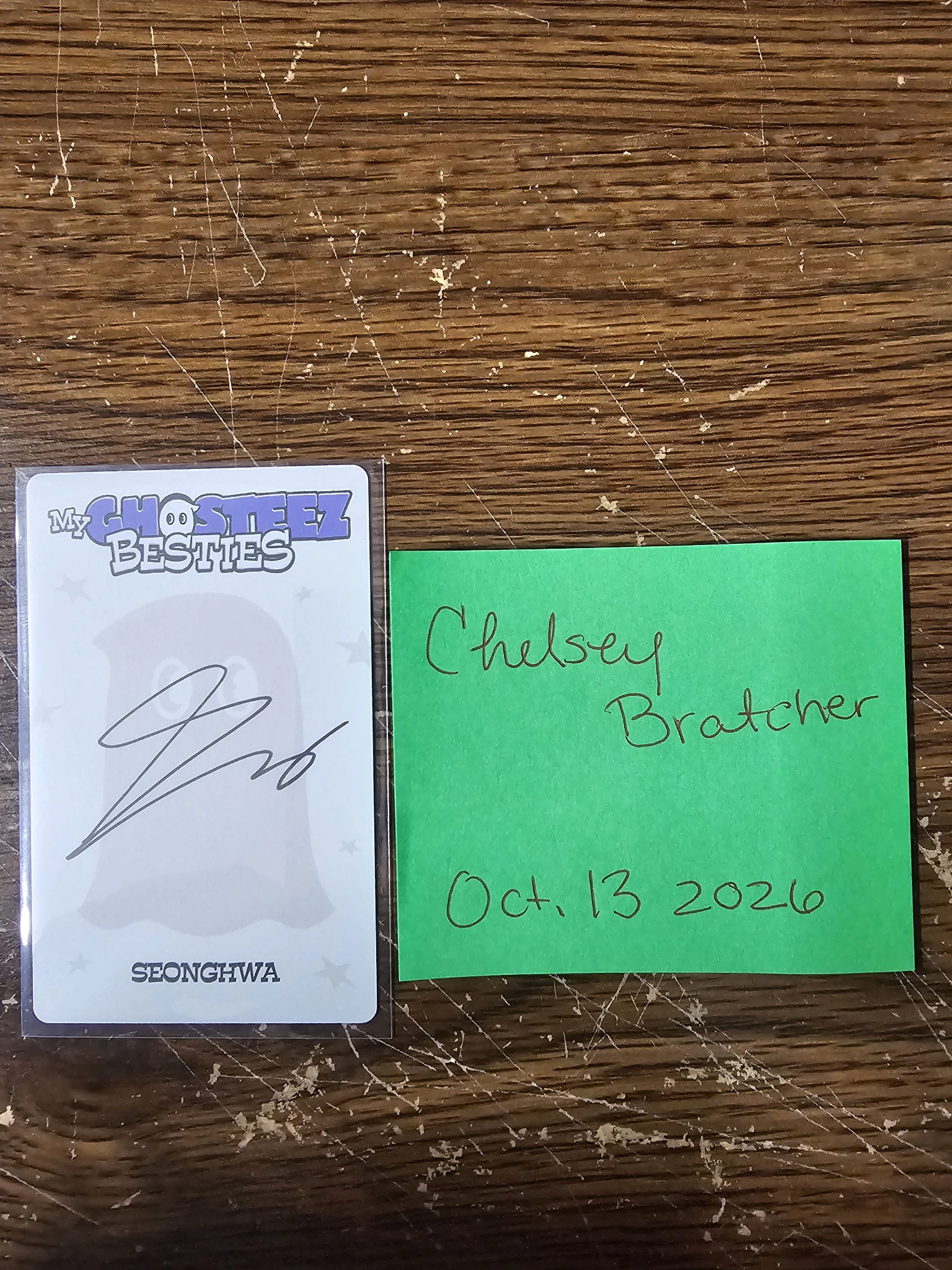 ATEEZ Seonghwa ATEEZ - Seonghwa - 7th Atiny Membership kit- My Ghosteez Besties Other membership photocard set version 1 listing photo 2