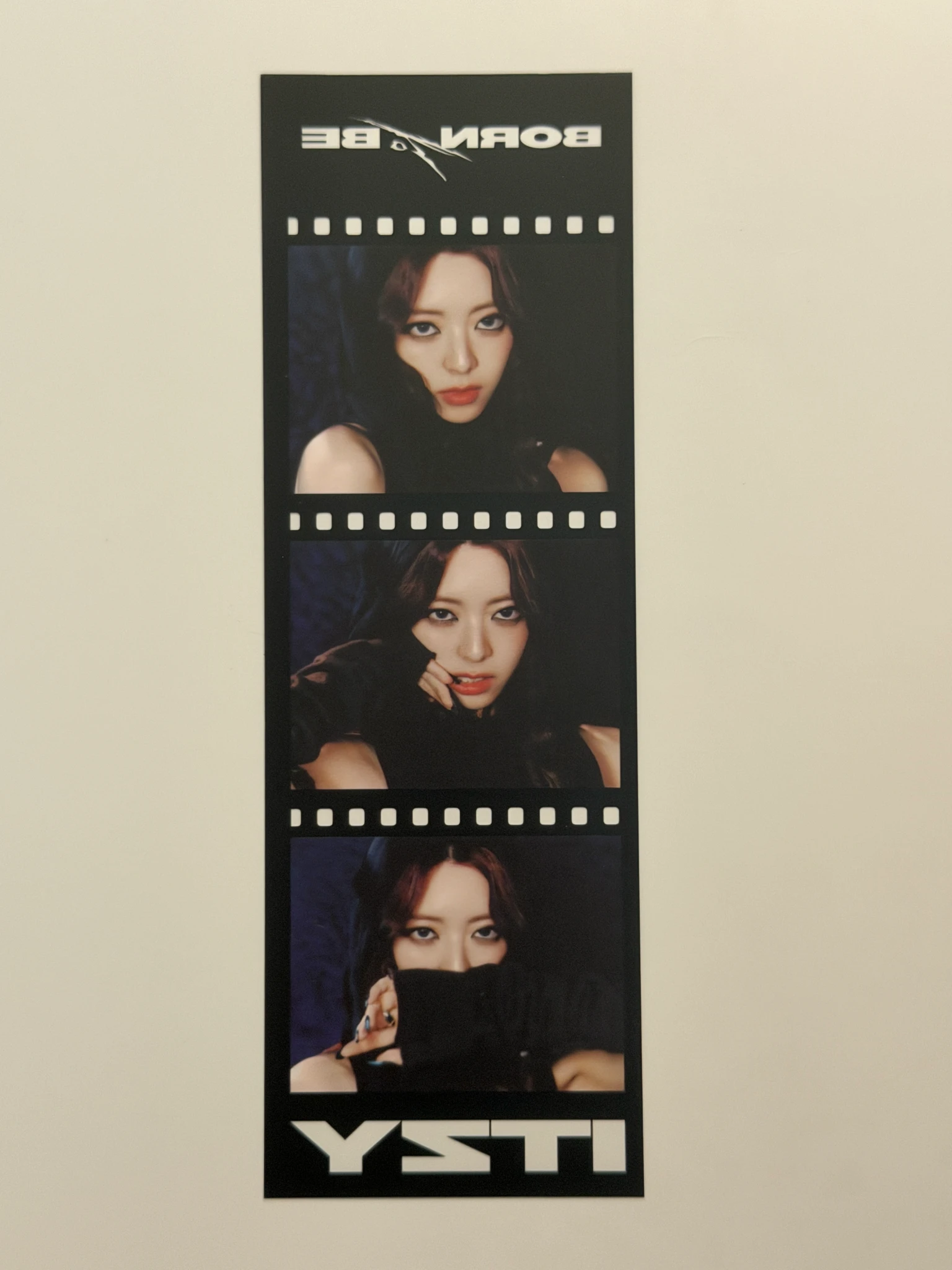 ITZY Yuna ITZY - Yuna - BORN TO BE Album 3 cut photo film strip pob (pre-order benefit) transparent listing photo 2