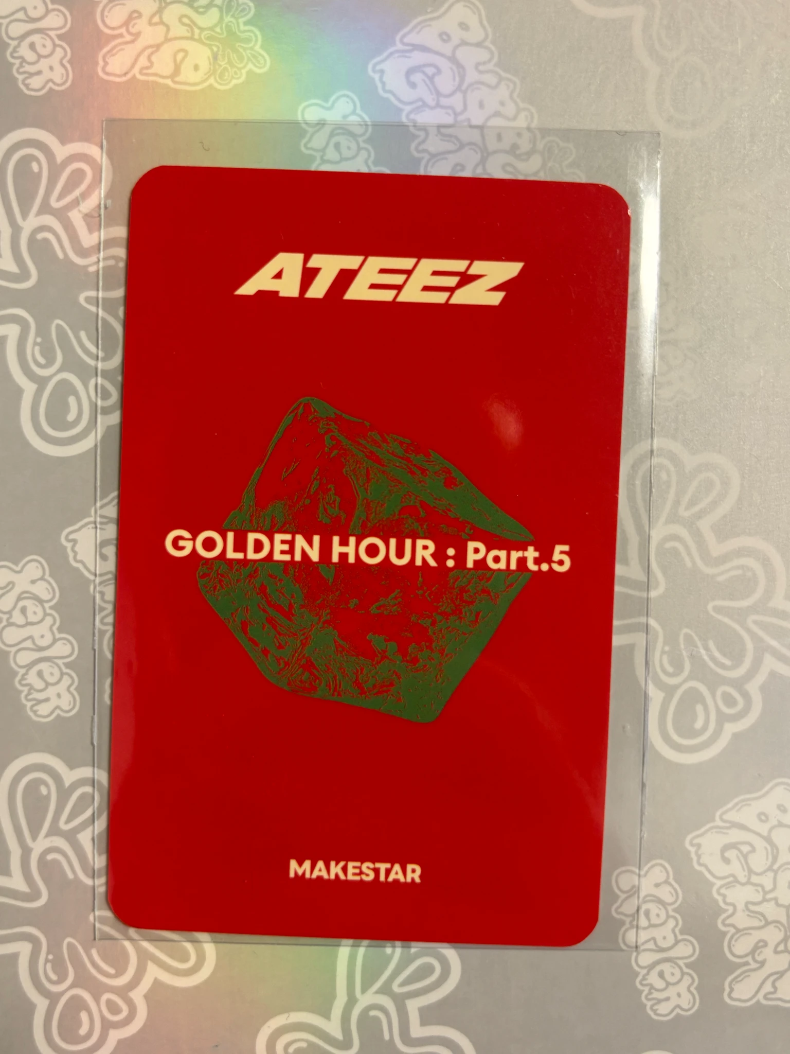 ATEEZ Wooyoung ATEEZ - Wooyoung - GOLDEN HOUR : Part.5 Album makestar poca album fansign video call (fancall) listing photo 2