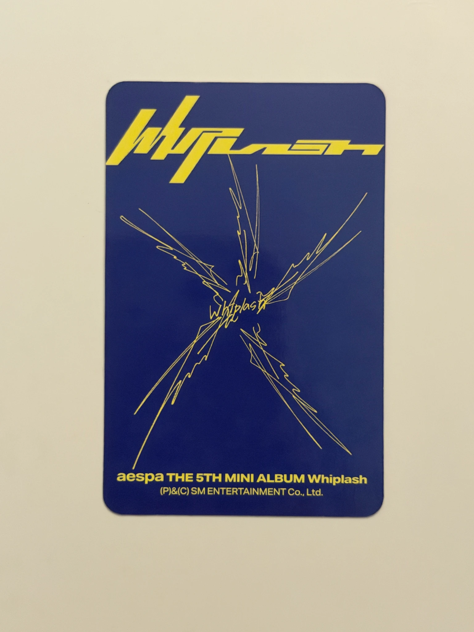aespa Winter aespa - Winter - Whiplash Album US exclusive target exclusive album photocard listing photo 2
