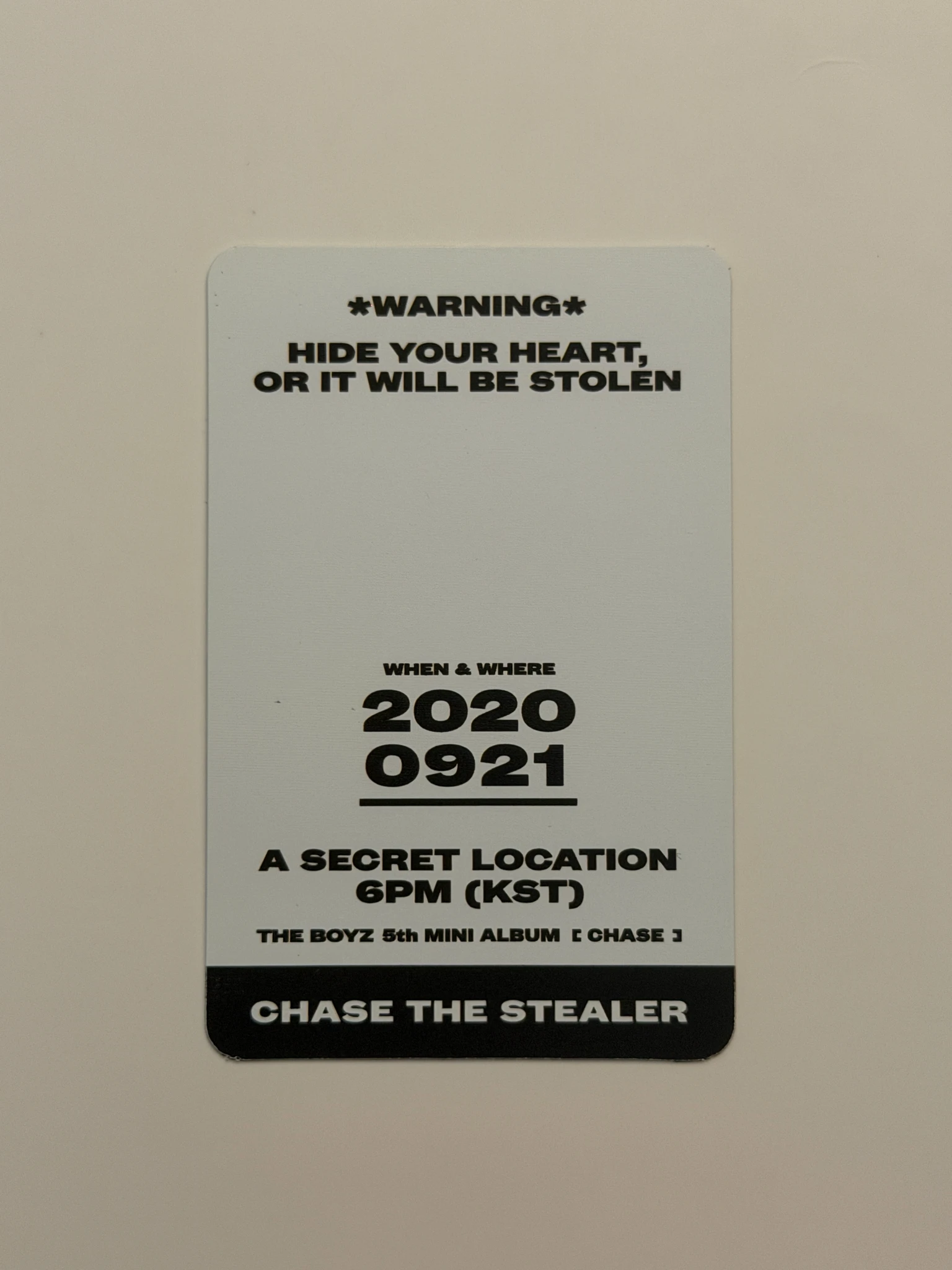 THE BOYZ Jacob THE BOYZ - Jacob - Chase Album album photocard korean album trick ticket version listing photo 2