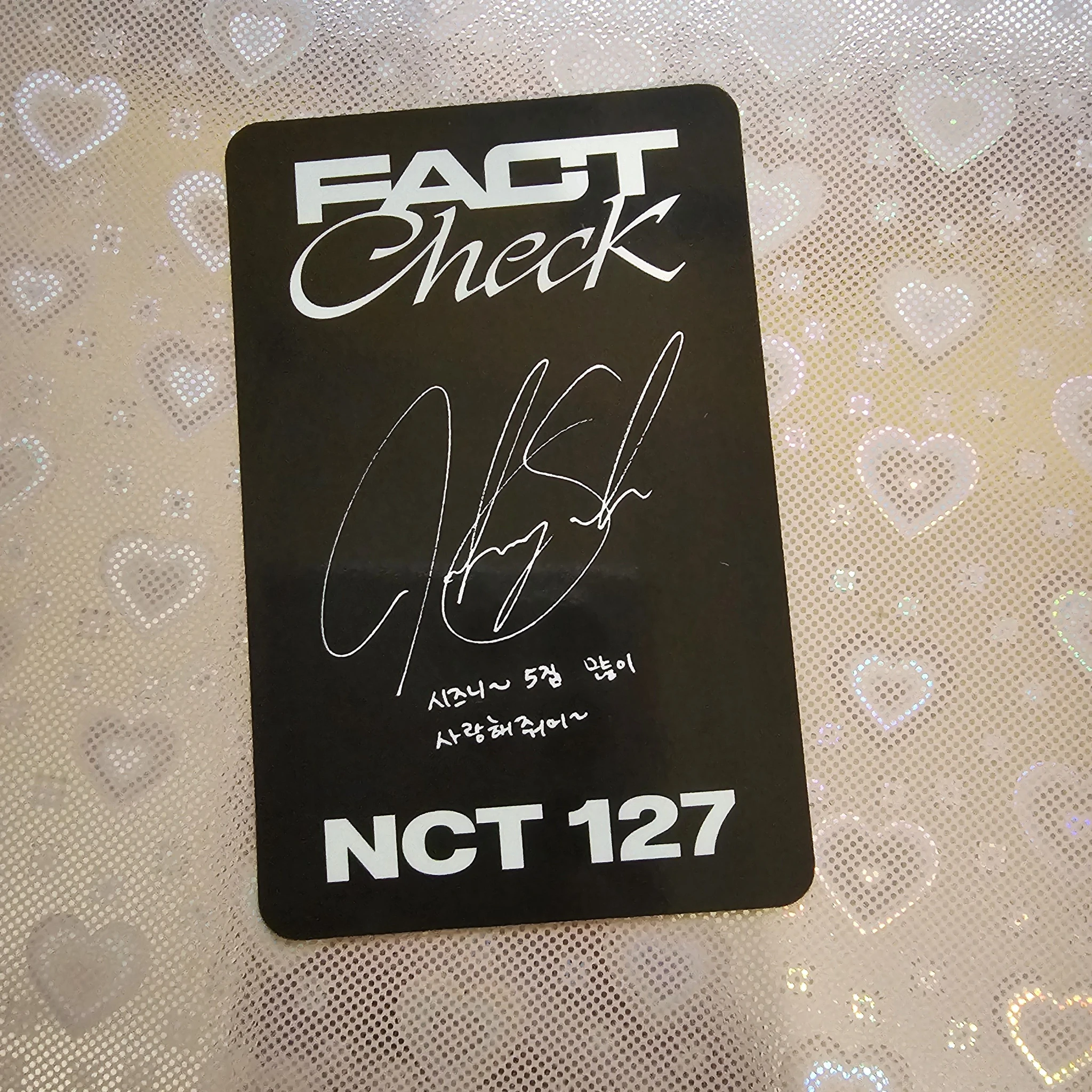 NCT 127 Johnny NCT 127 - Johnny - Fact Check Album listing photo 2