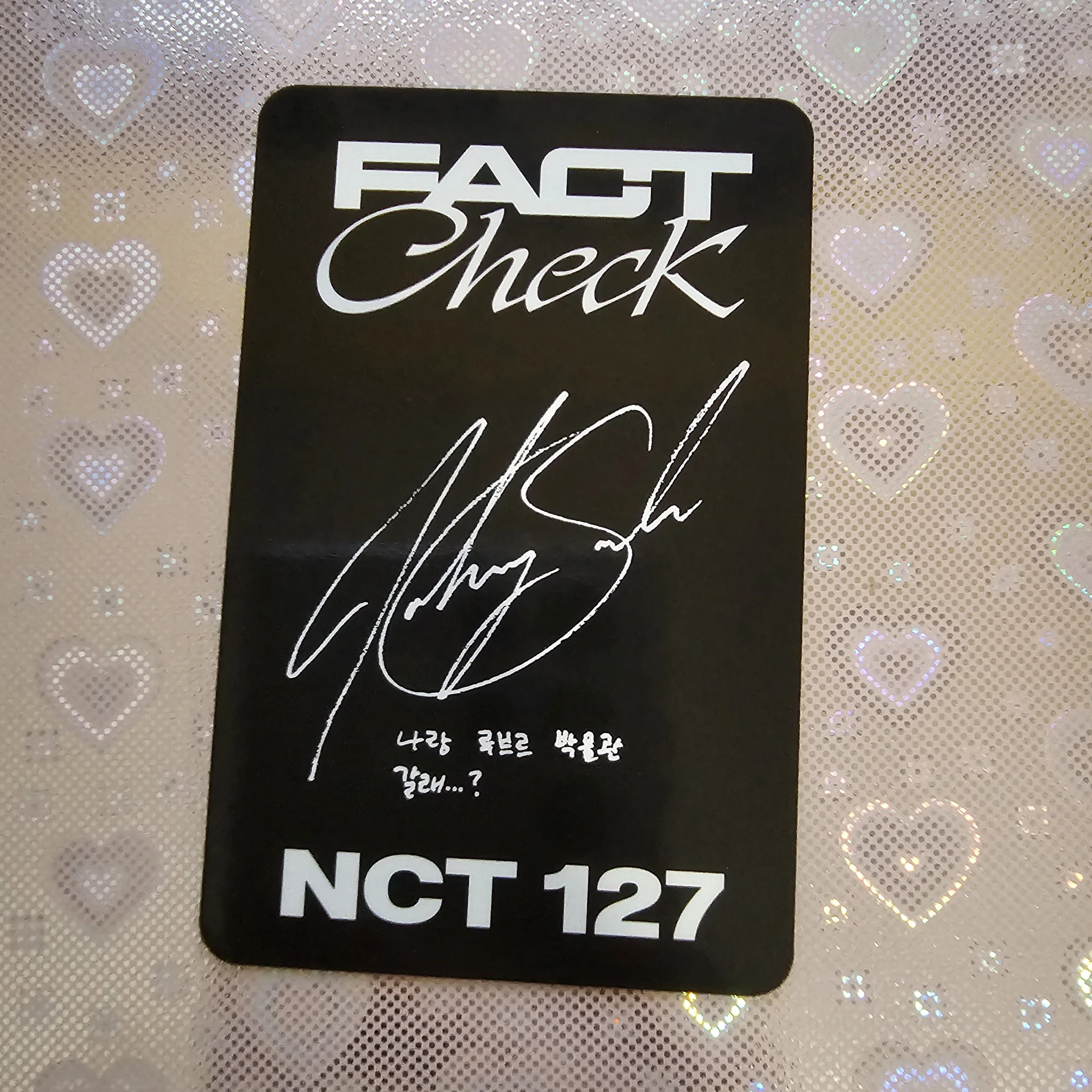 NCT 127 Johnny NCT 127 - Johnny - Fact Check Album listing photo 2