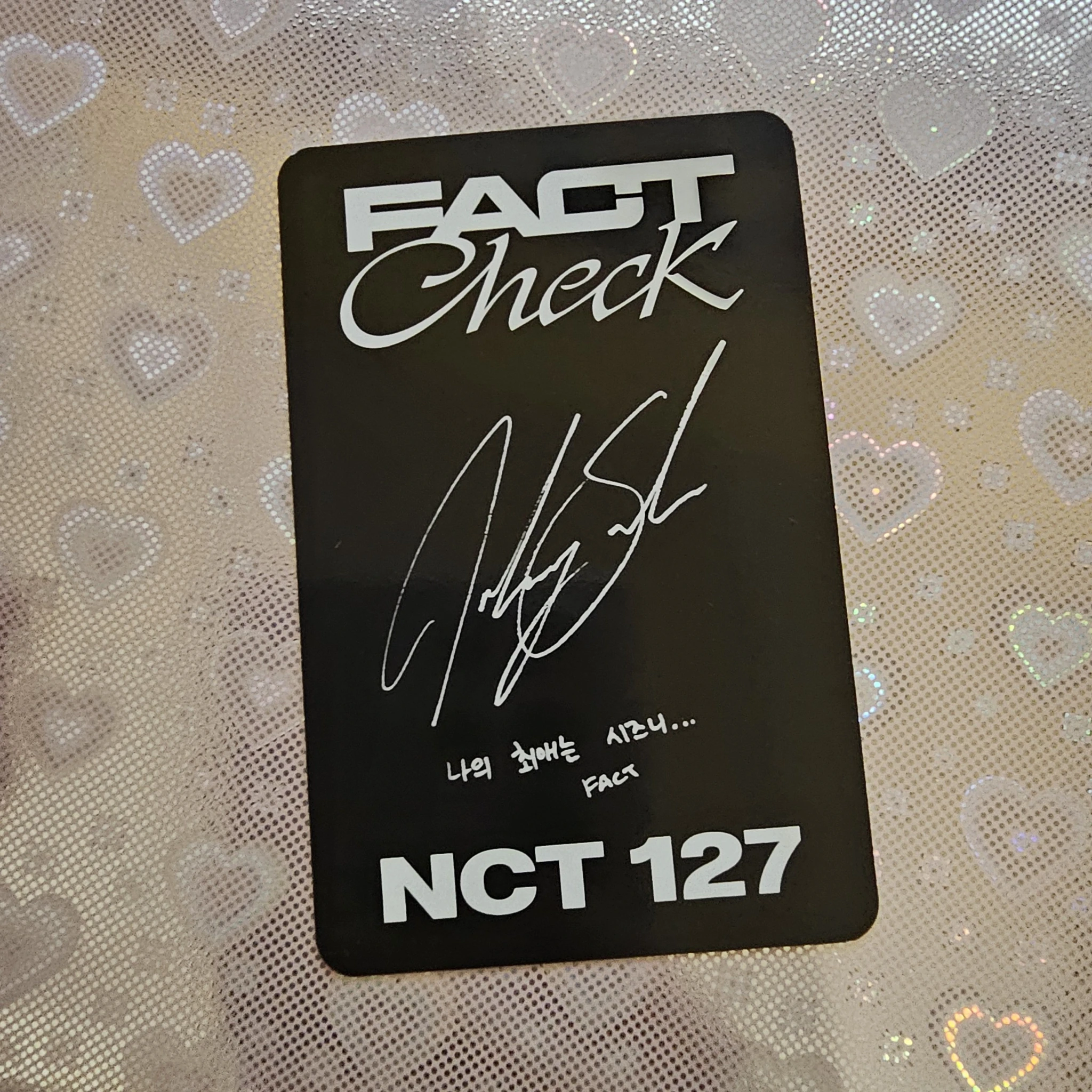 NCT 127 Johnny NCT 127 - Johnny - Fact Check Album listing photo 2