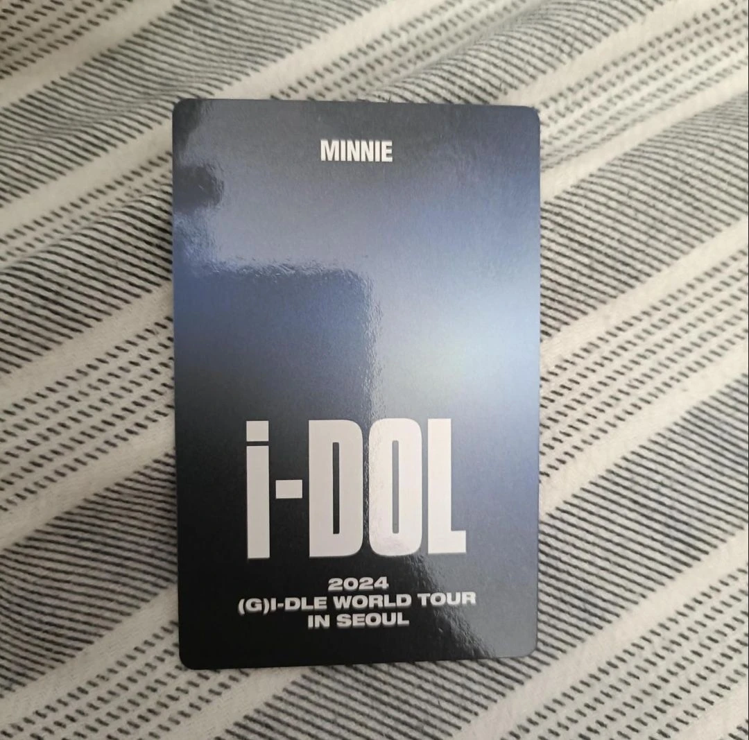 i-dle Minnie i-dle - Minnie - 2024 WORLD TOUR [iDOL] IN SEOUL Blu-Ray & DVD Other DVD version dvd inclusion listing photo 2