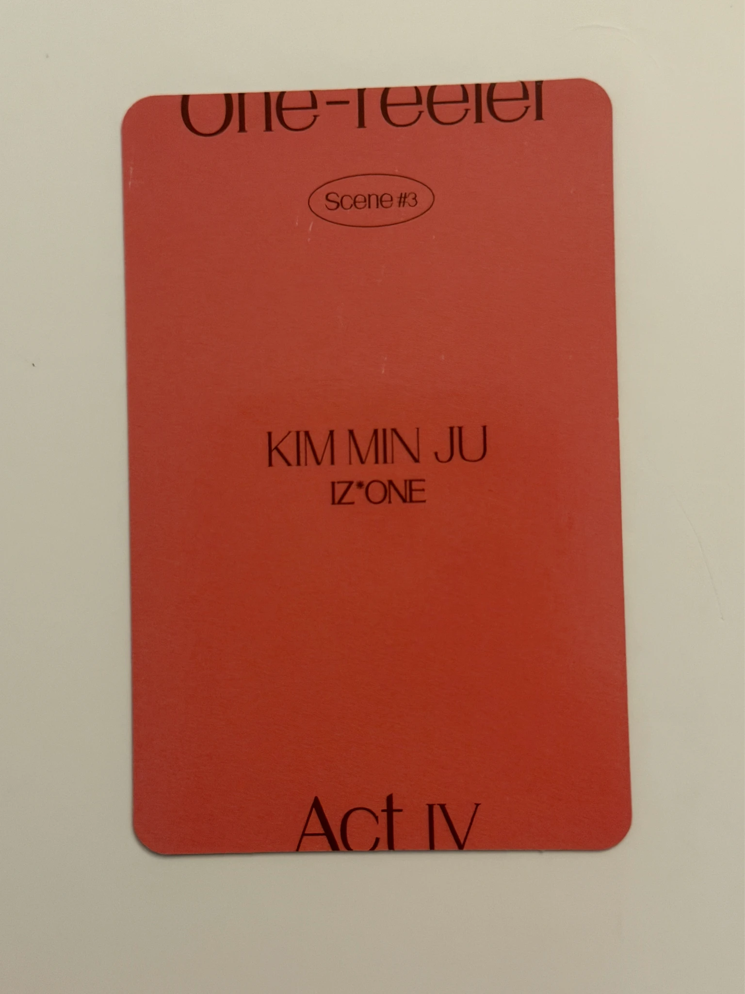 IZ*ONE Minju IZ*ONE - Minju - One-reeler / Act IV Album listing photo 2