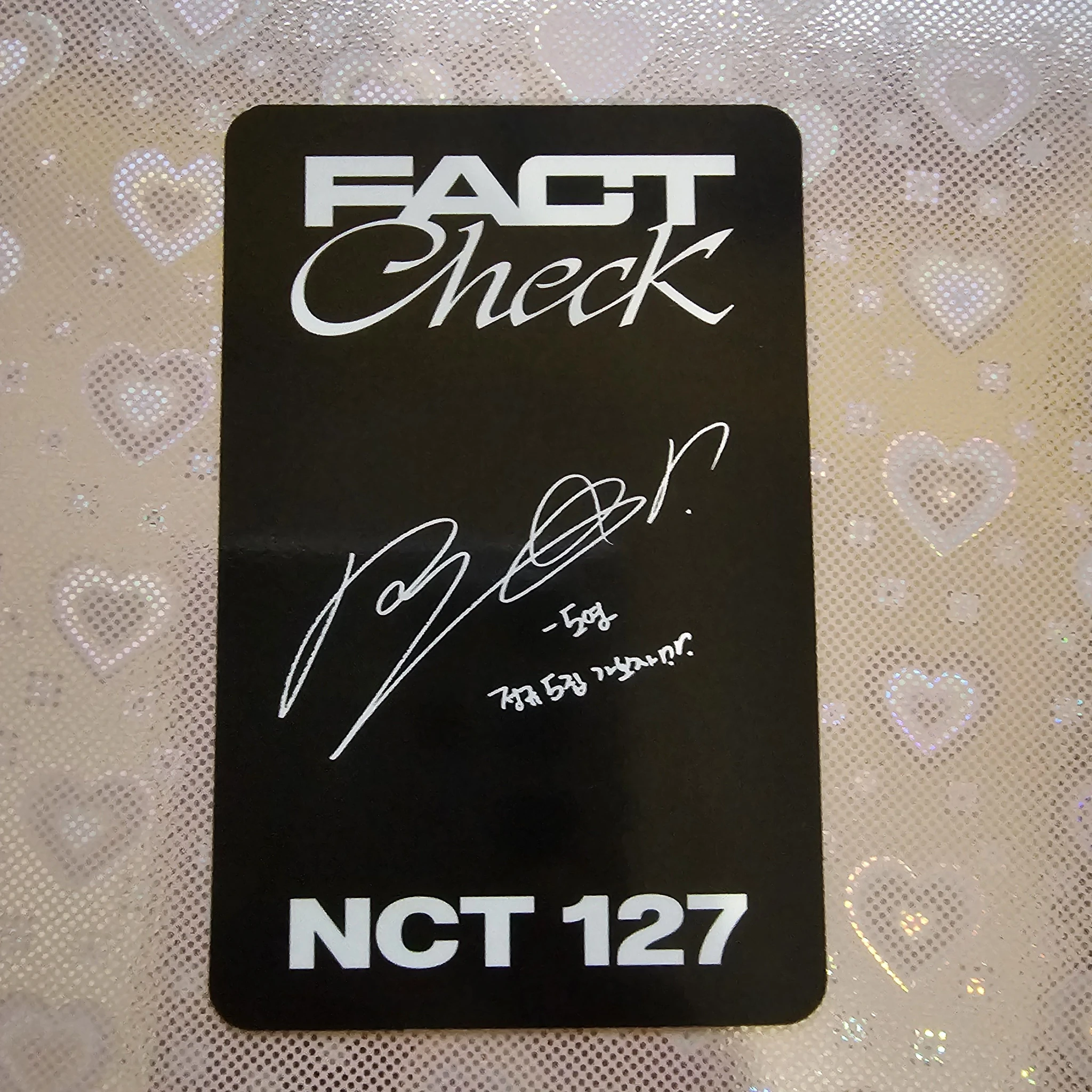 NCT 127 Doyoung NCT 127 - Doyoung - Fact Check Album listing photo 2