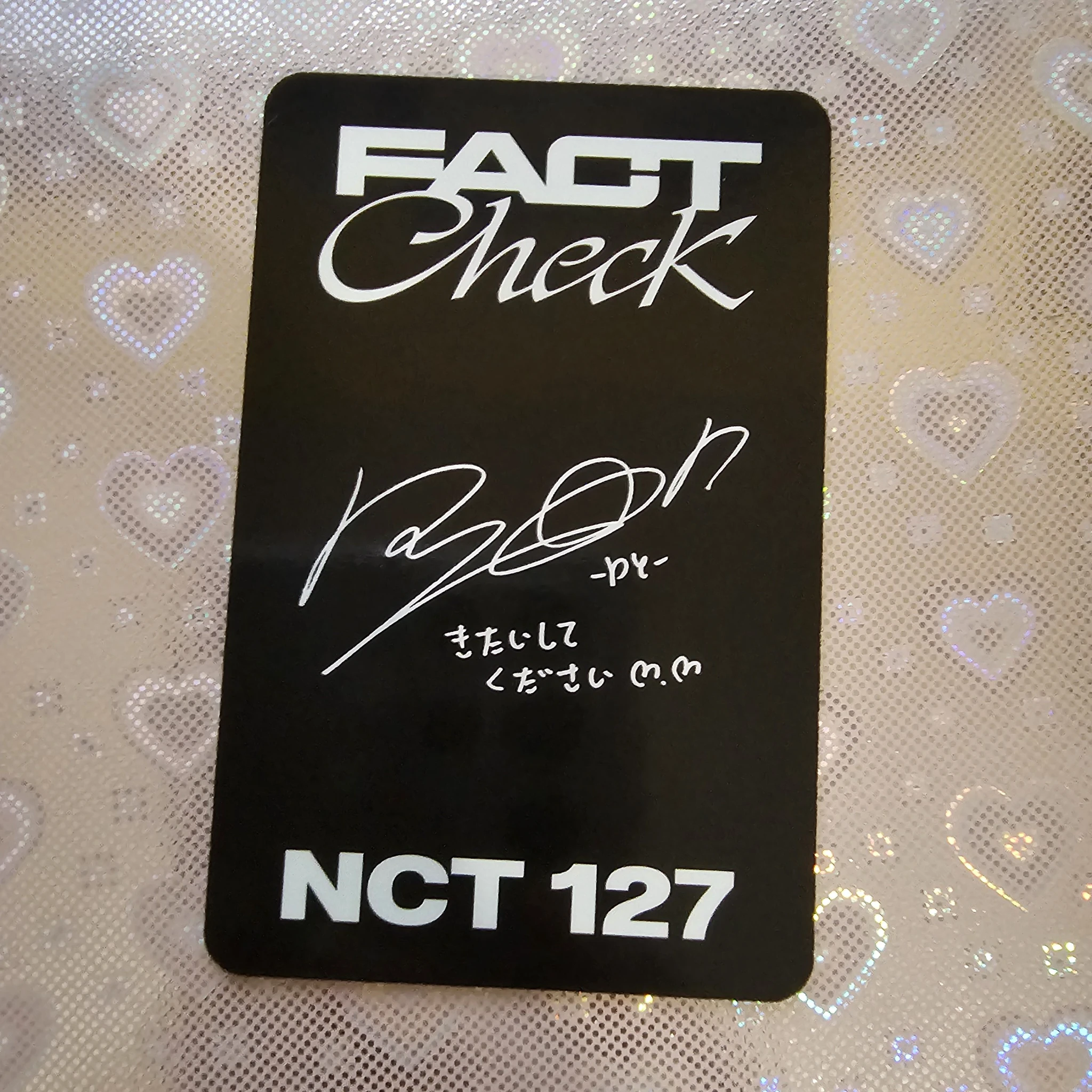 NCT 127 Doyoung NCT 127 - Doyoung - Fact Check Album listing photo 2