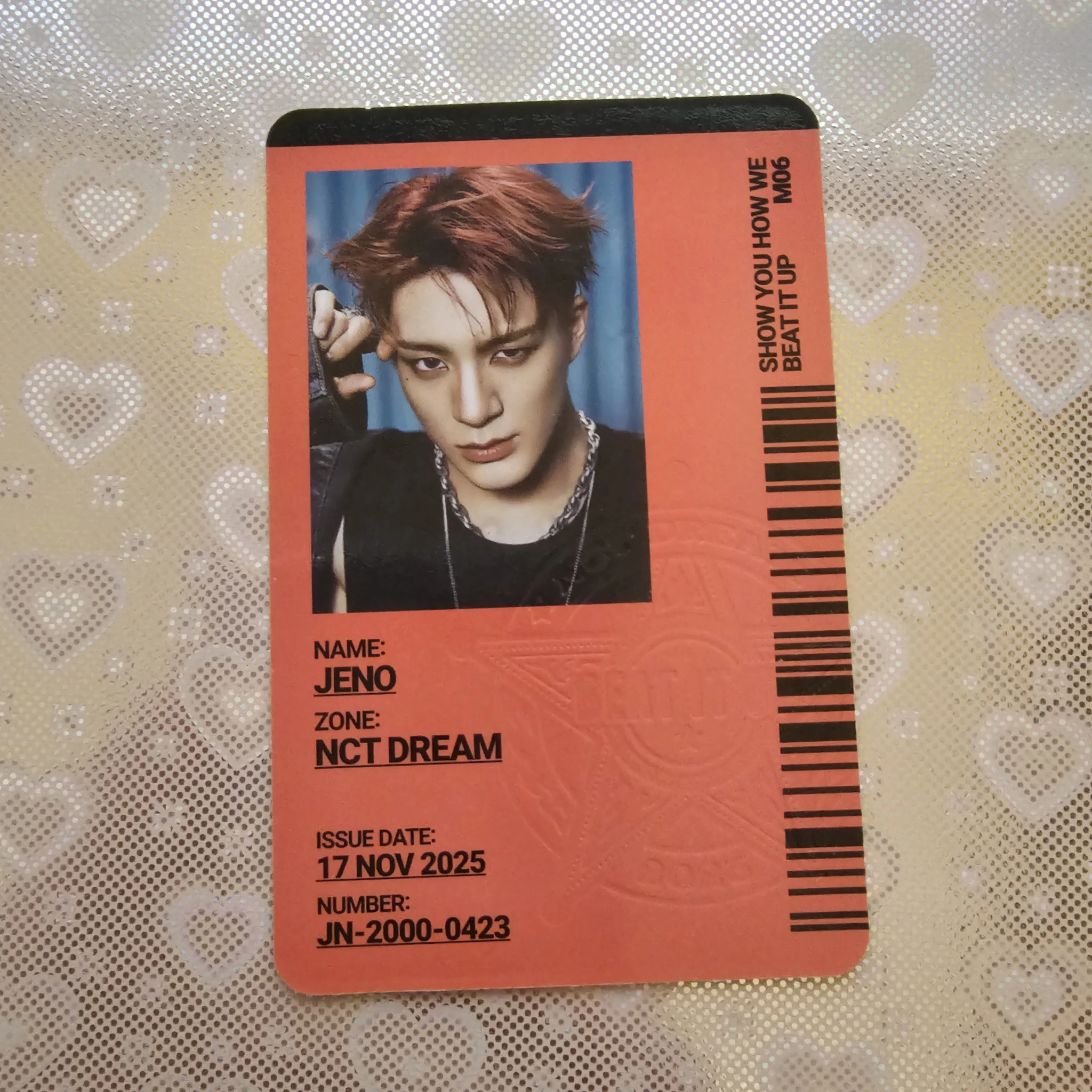 NCT DREAM Jeno NCT DREAM - Jeno - Beat It Up Album album photocard listing photo 2
